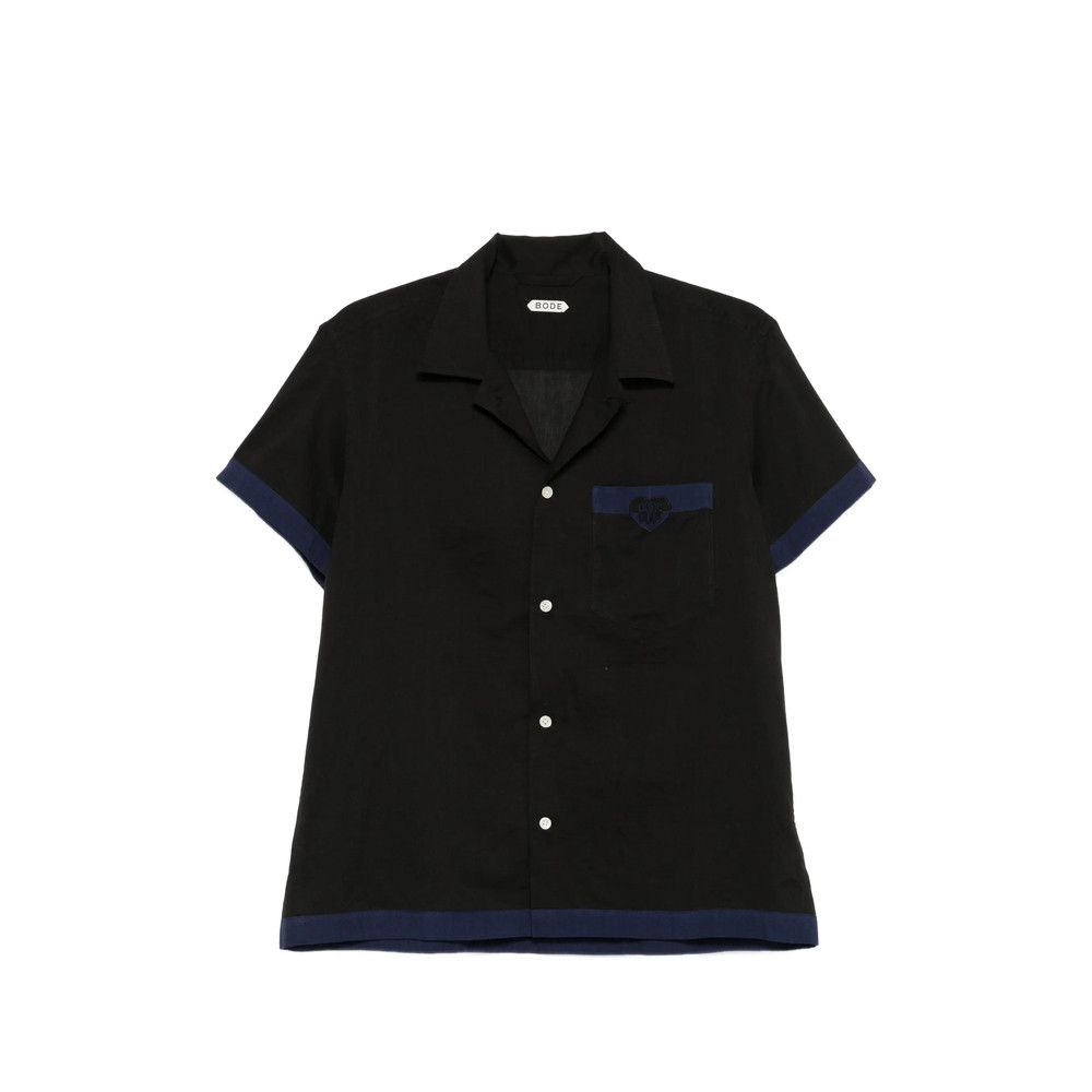 Bode Bode BLACK Shirts Size US XL / EU 56 / 4 - 1 Thumbnail