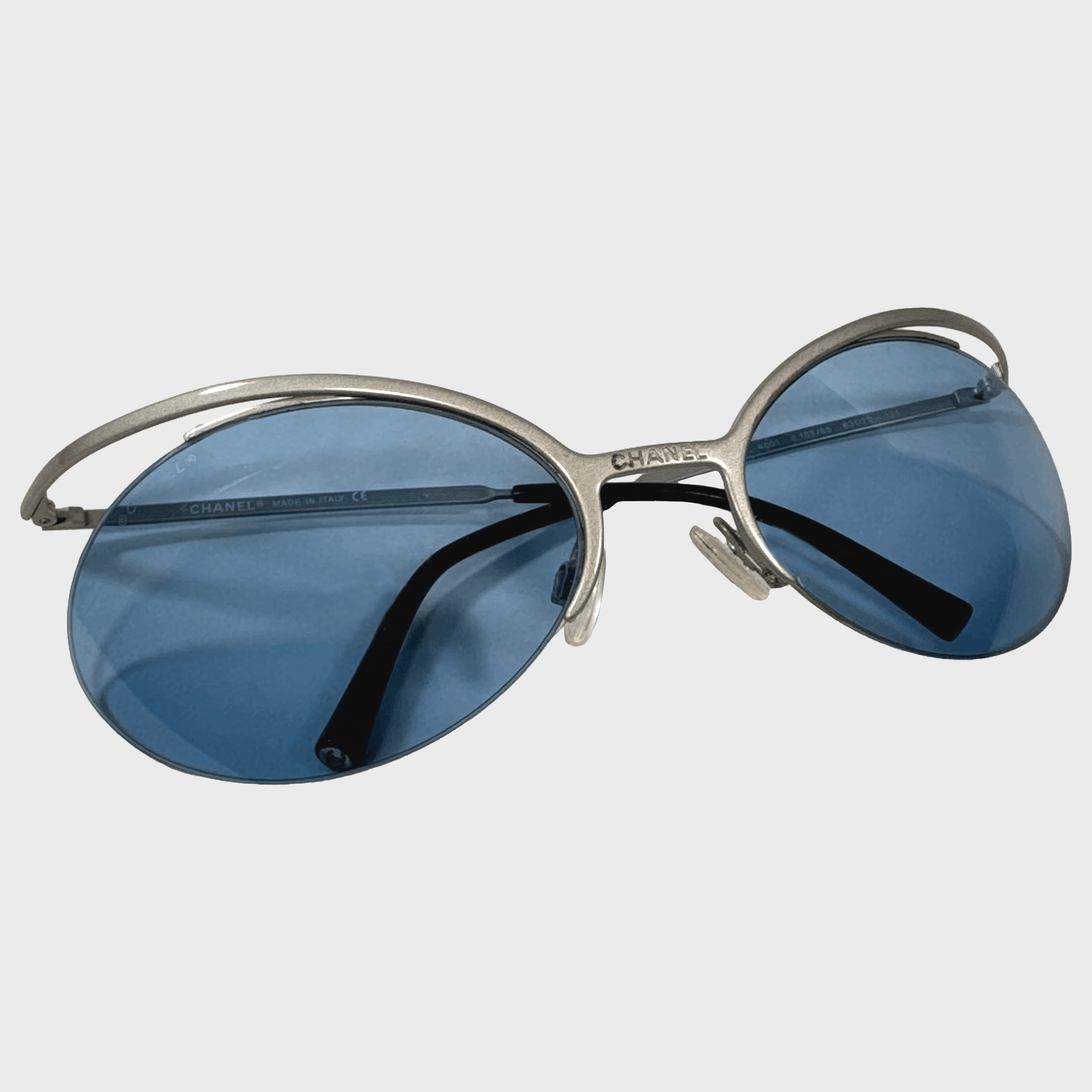 Chanel Chanel by Karl Lagerfeld Vintage Space Age Design Sunglasses Size ONE SIZE - 6 Thumbnail