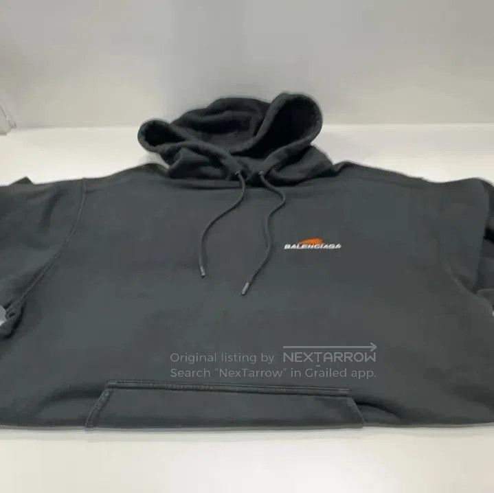 Balenciaga Balenciaga Logo Embroidered Black Hoodie. Size US XS / EU 42 / 0 - 1 Thumbnail