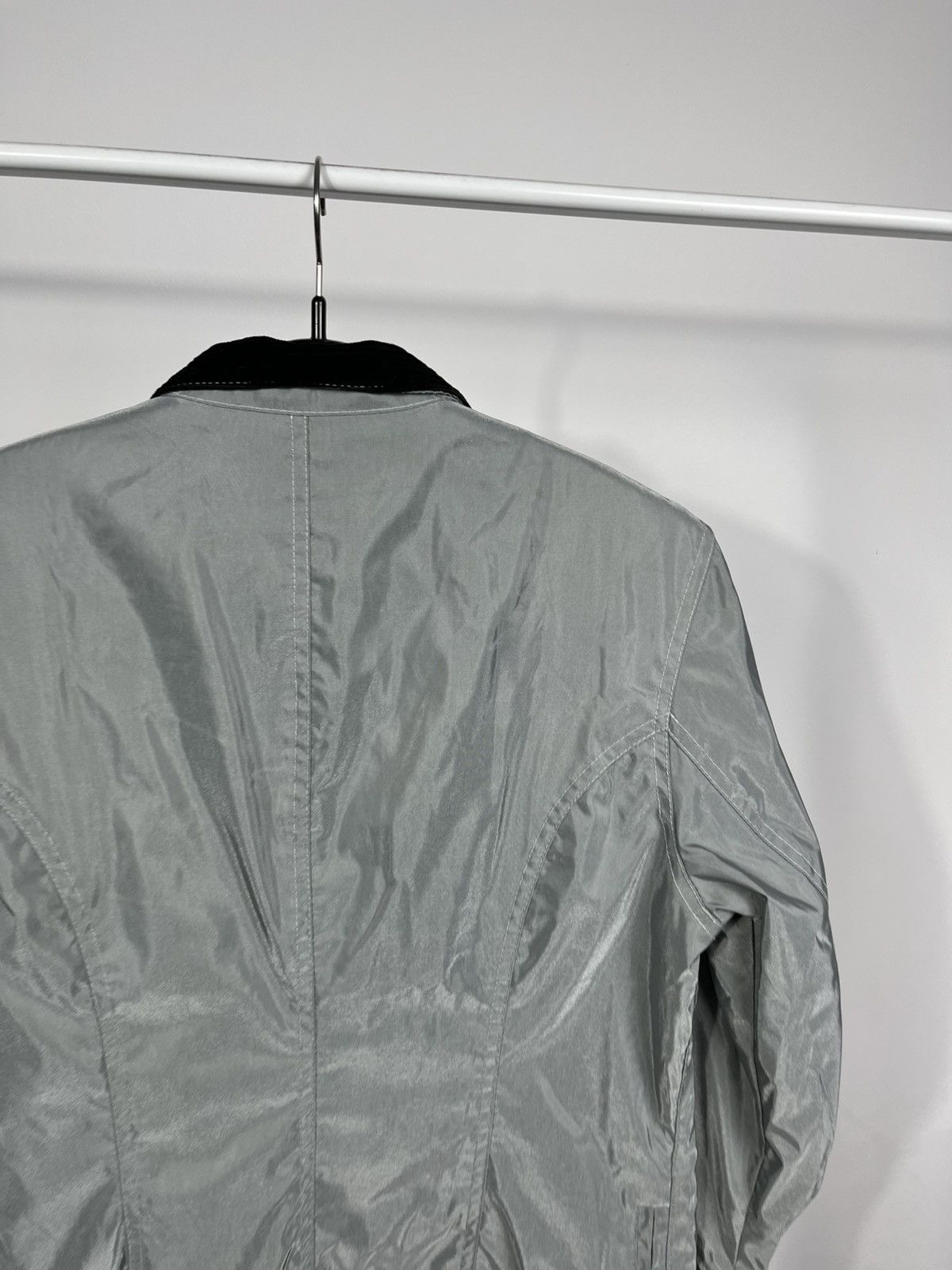 Belstaff Belstaff Nylon Jacket Grey Zip Up Plaid Lining Size 42 Women Size S / US 4 / IT 40 - 15 Thumbnail