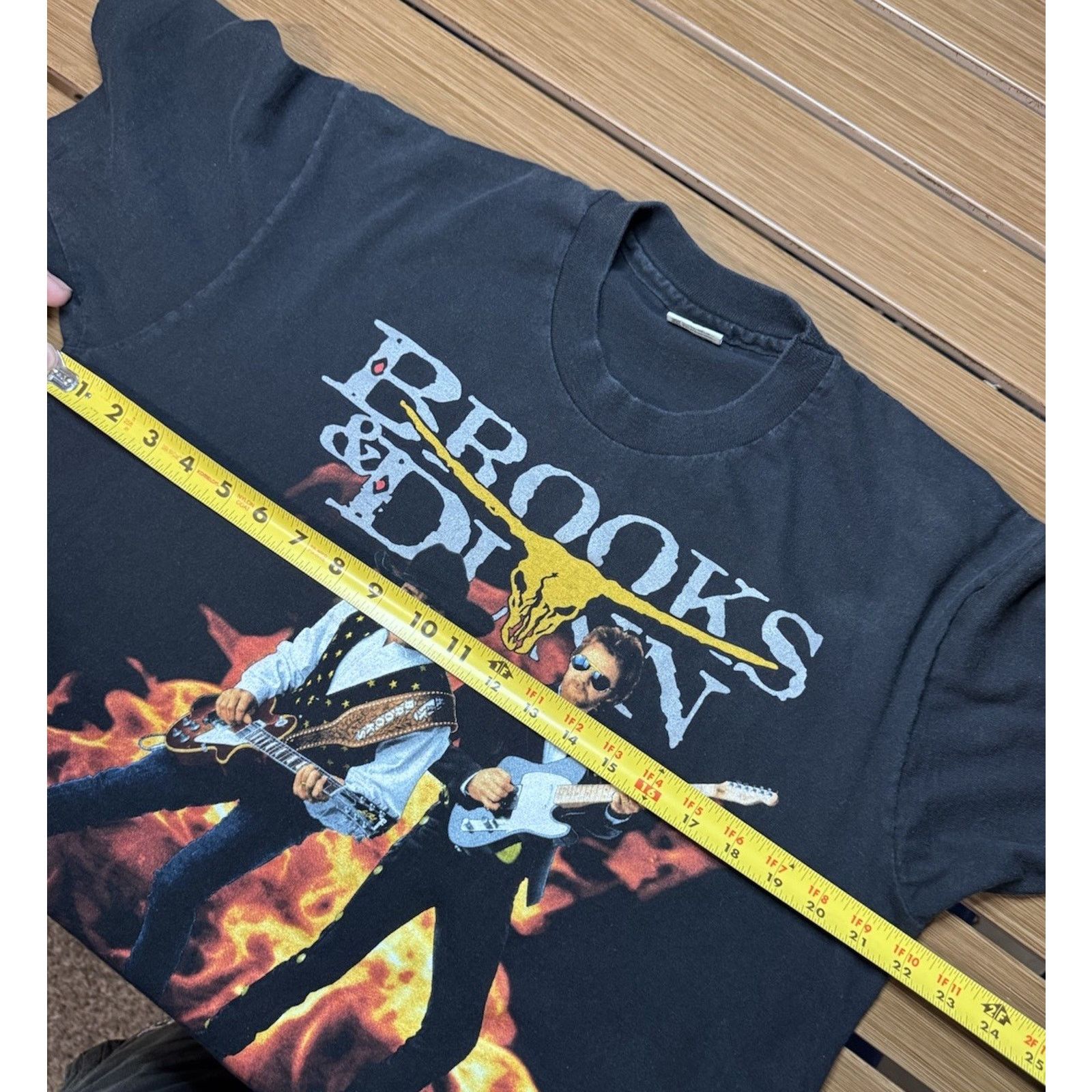 Anvil Vintage Brooks & Dunn Electric Rodeo 90s Concert T-shirt L Size US L / EU 52-54 / 3 - 6 Thumbnail