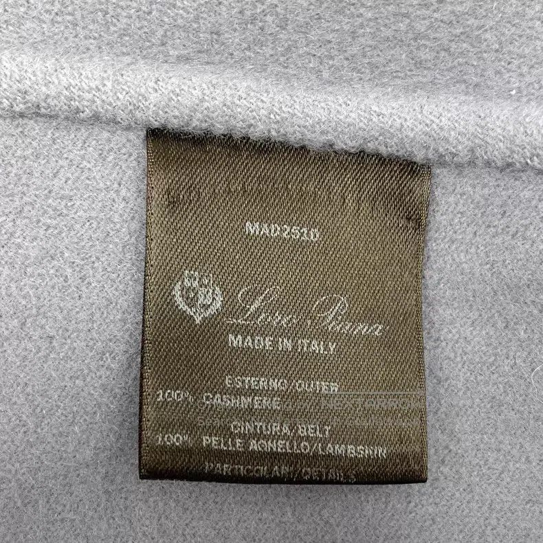 Loro Piana Loro Piana Blue Cashmere Funnel Neck Cloak Poncho Coat Size ONE SIZE - 6 Thumbnail