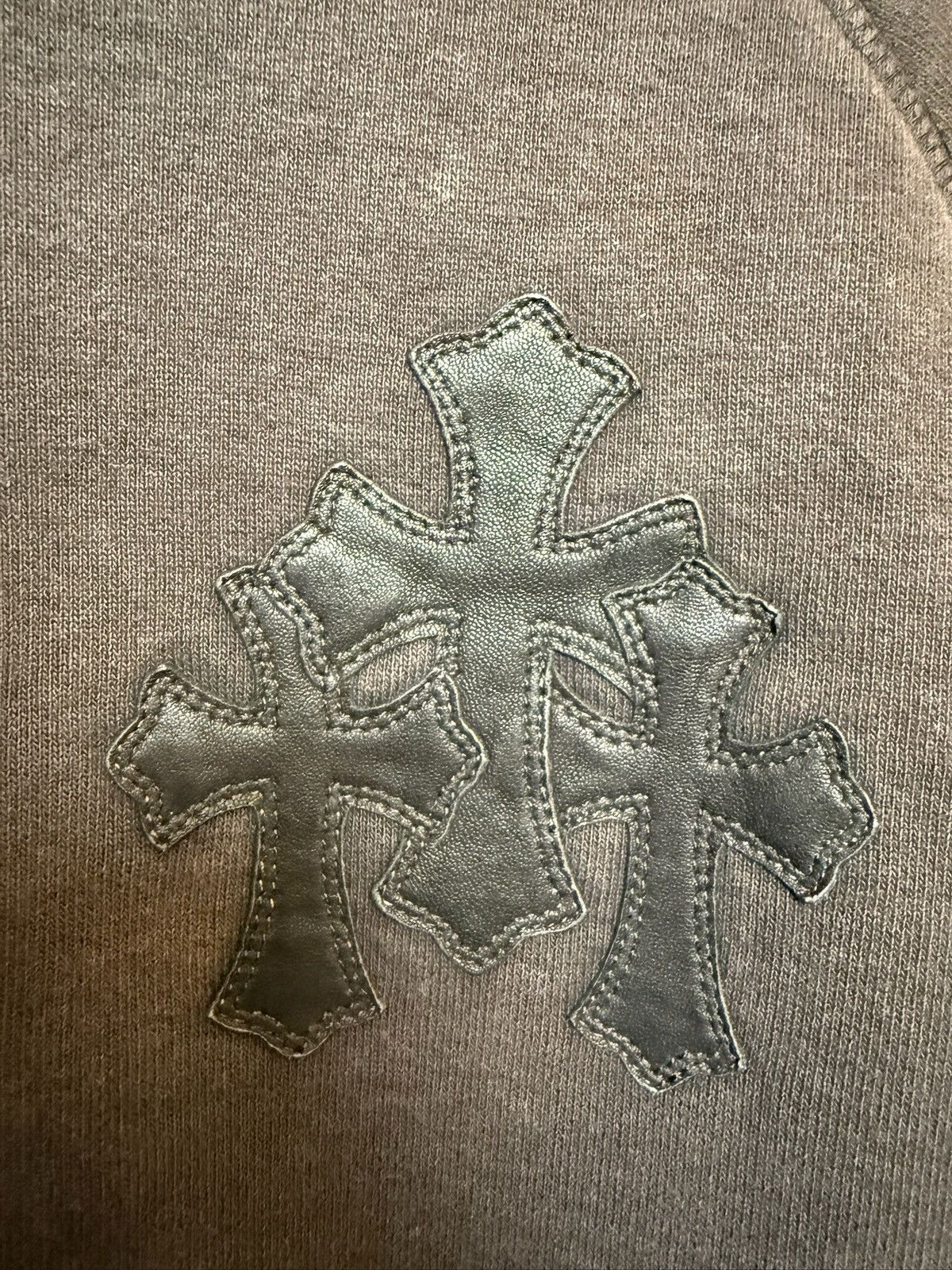 Chrome Hearts Chrome Hearts Paperjam leather cross patches zip hoodie Size US S / EU 44-46 / 1 - 3 Thumbnail