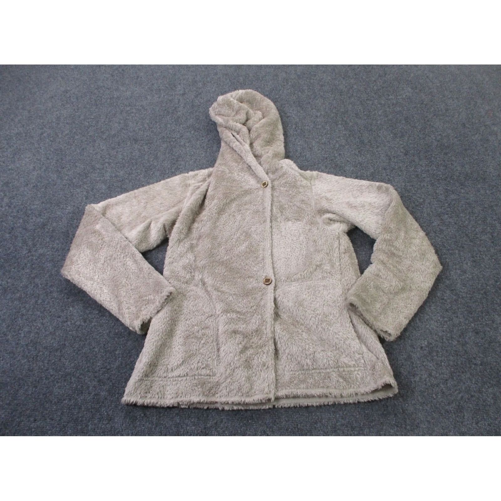 Patagonia Patagonia Jacket Women M Fleece Beiges Basic Jacket Hooded Pockets Thermal Wind-Resistant Outdoor 26415 Size M / US 6-8 / IT 42-44 - 2 Thumbnail