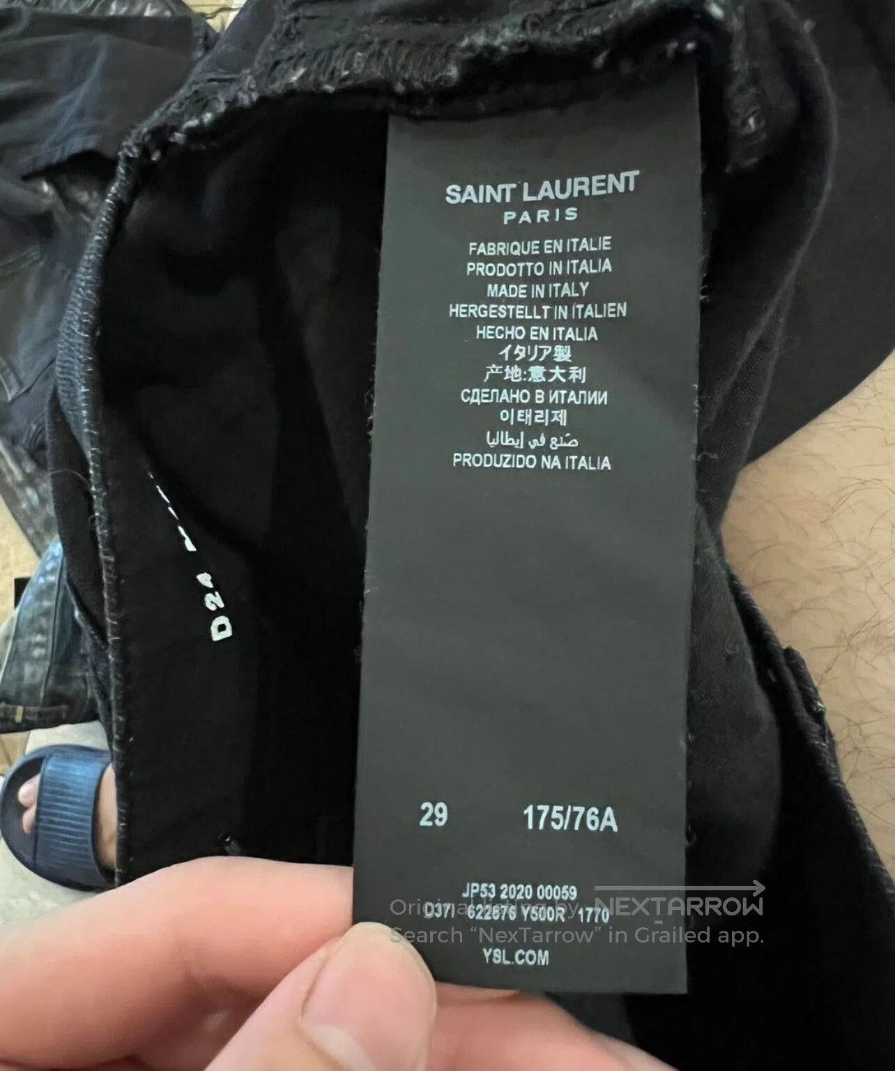 Saint Laurent Paris saint laurent black new denim pants. Size US 29 - 4 Thumbnail