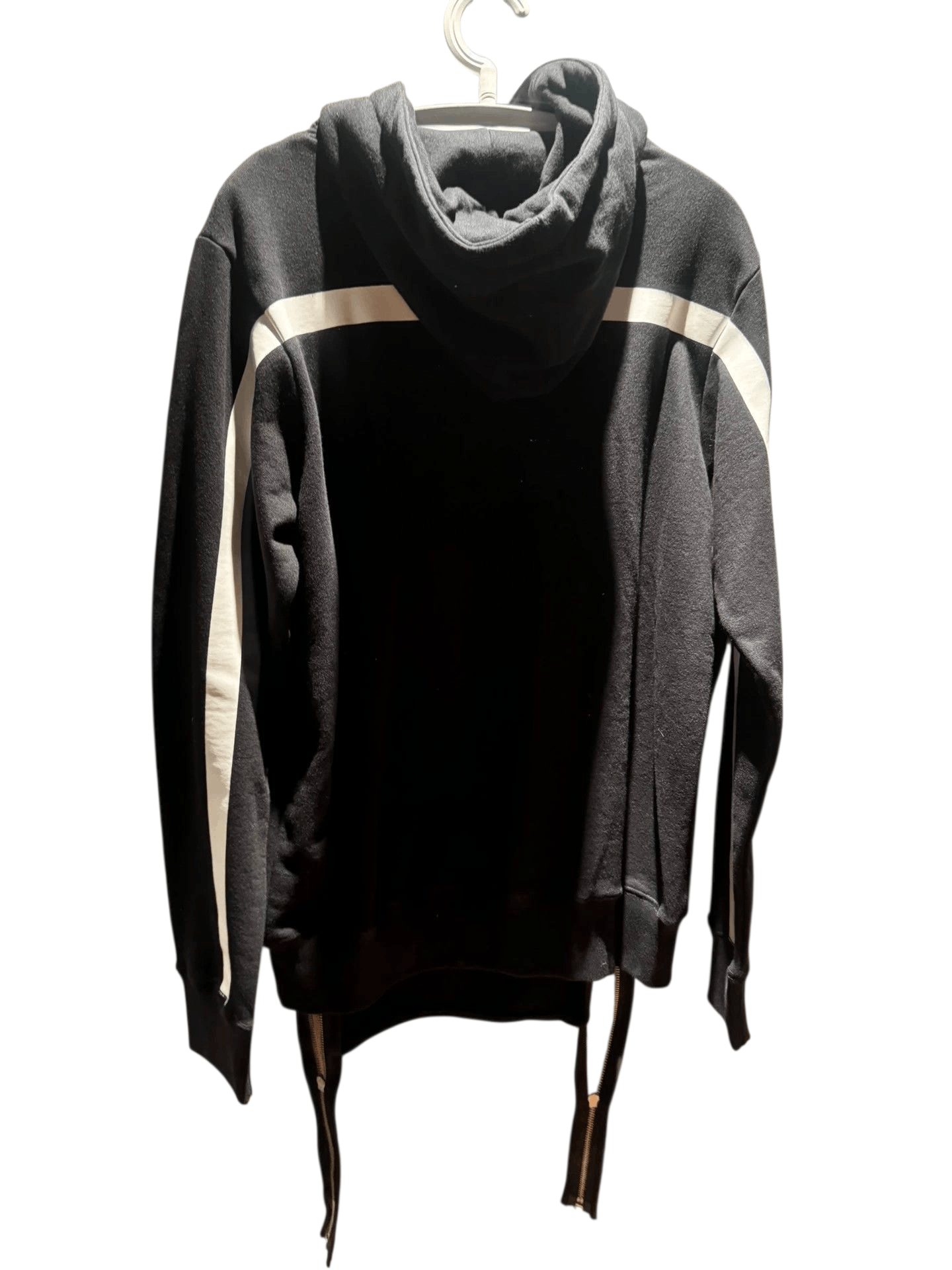 Hood By Air Hood By Air Black & White Logo Printed Side Zipped Hoodie Size US M / EU 48-50 / 2 - 3 Thumbnail