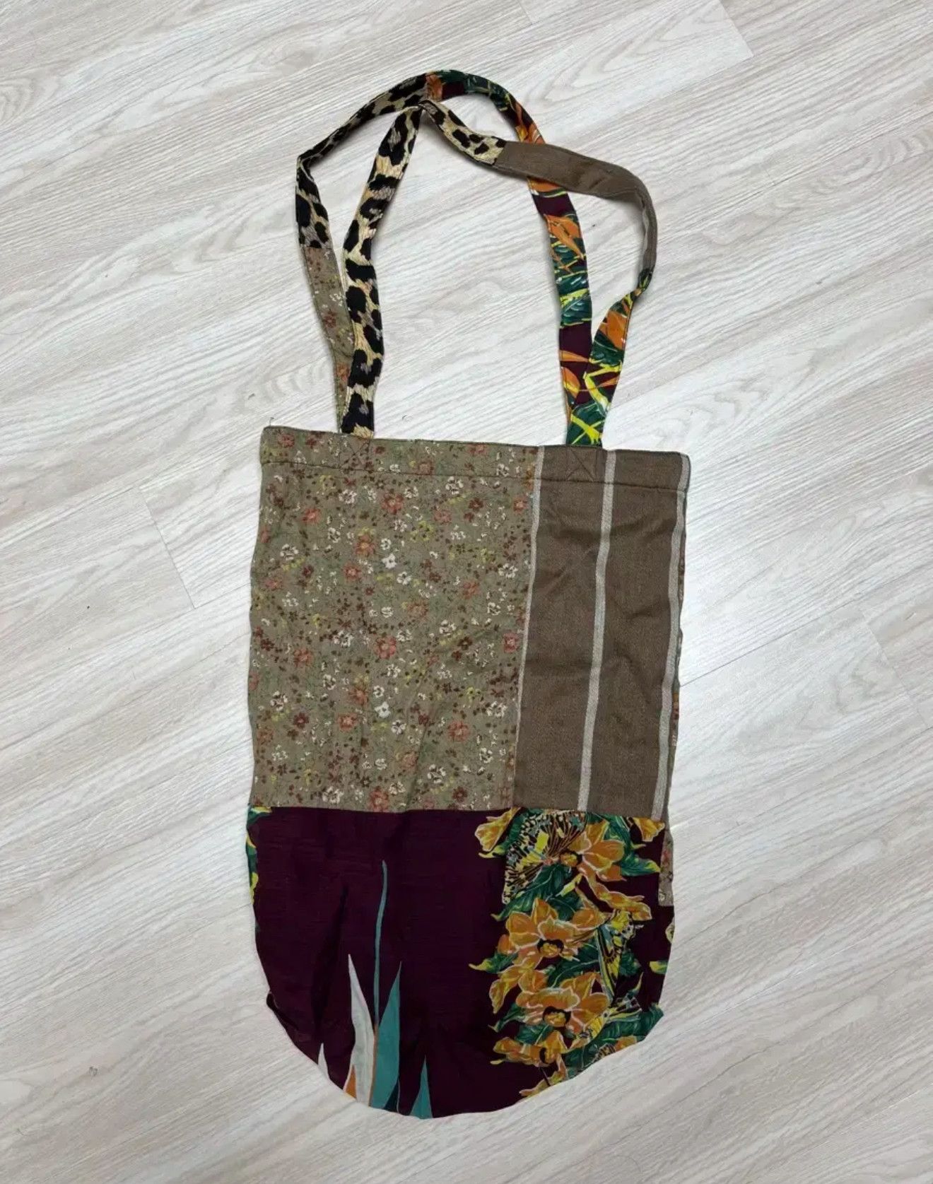 Kapital Patchwork Novel Tote Bag Size ONE SIZE - 2 Thumbnail