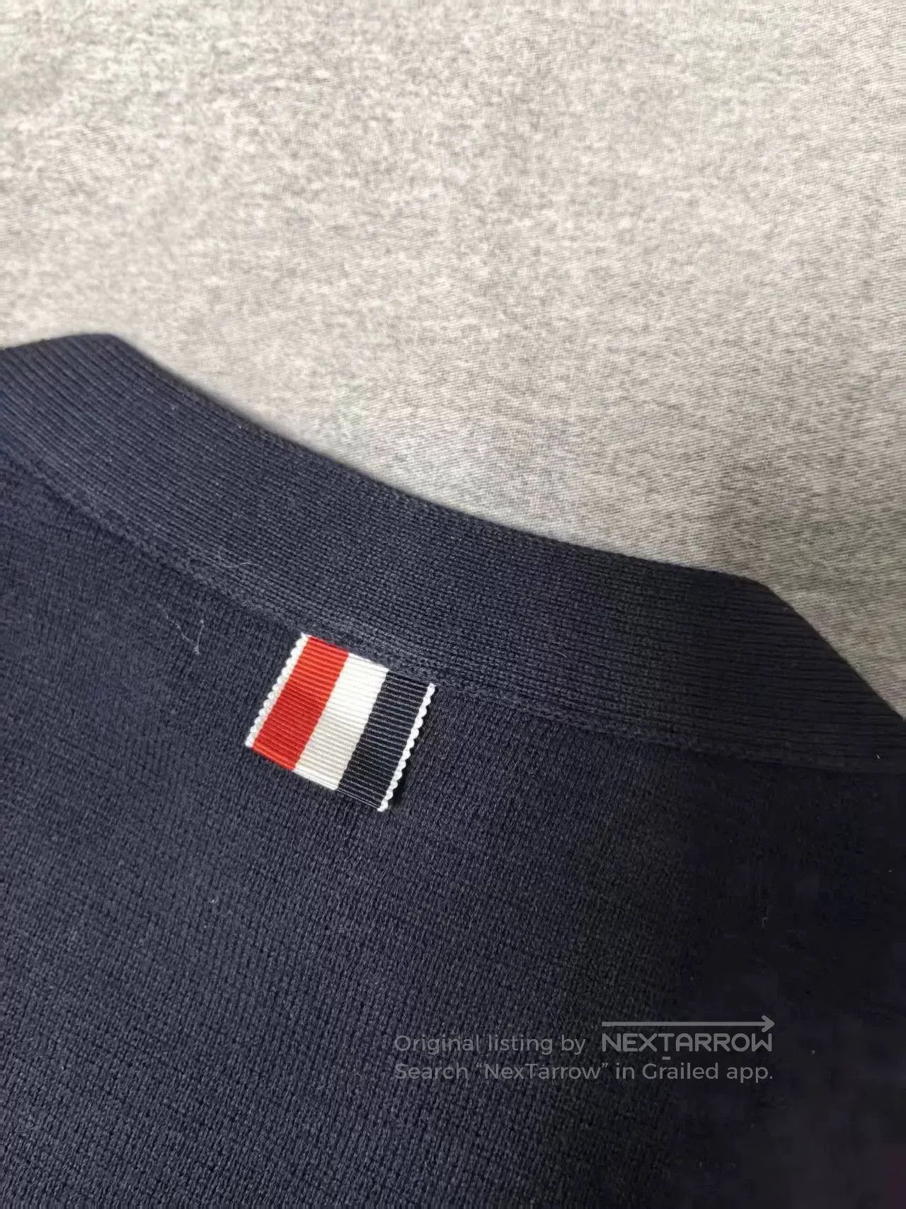 Thom Browne classic thom browne cardigan in navy blue. Size US M / EU 48-50 / 2 - 5 Thumbnail