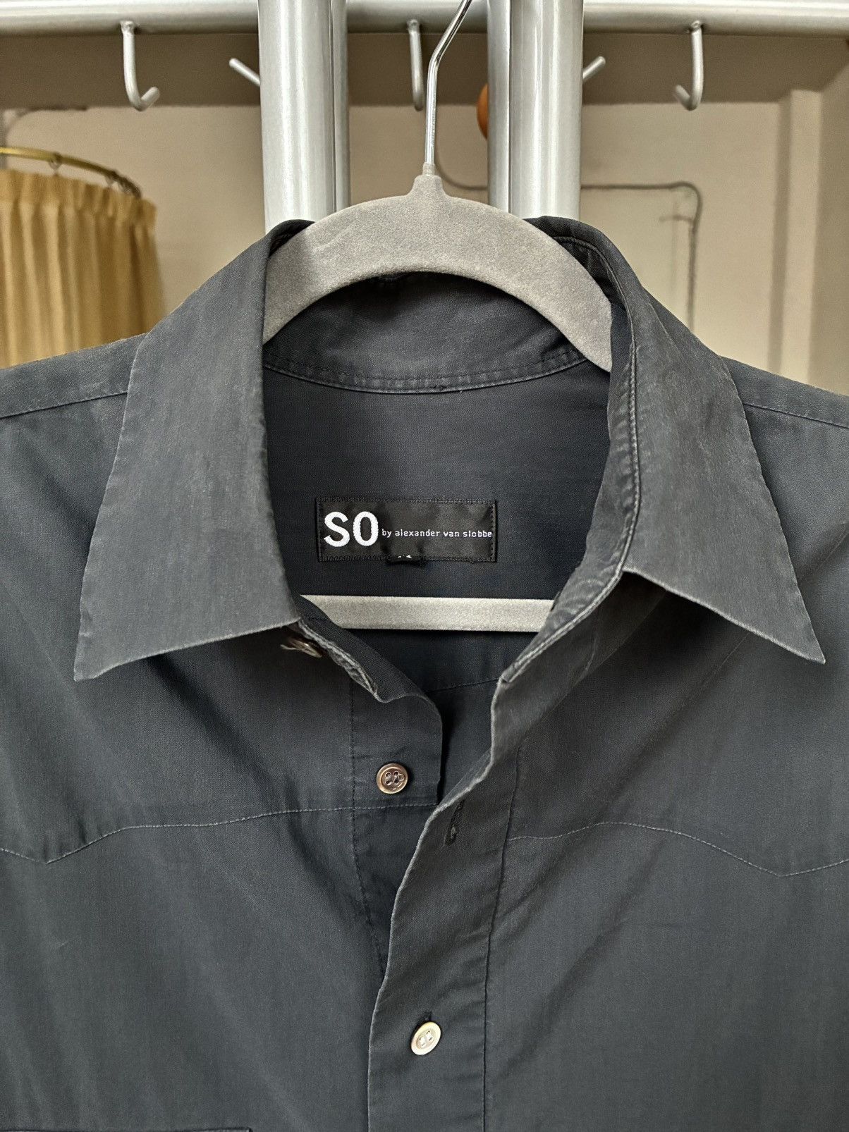 Other Alexander Van Slobbe Archive Garment Dyed Western Shirt Size US M / EU 48-50 / 2 - 16 Thumbnail