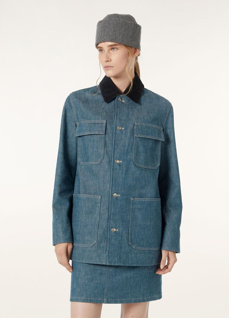Loro Piana o1srvl11e0526 FAP2843 Dean Field Jacket in Blue Size L / US 10 / IT 46 - 4 Thumbnail
