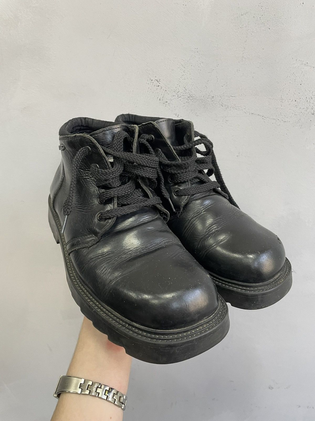 New Rock Rare platform black shoes gothic new rock y2k style hype Size US 8 / EU 41 - 1 Thumbnail