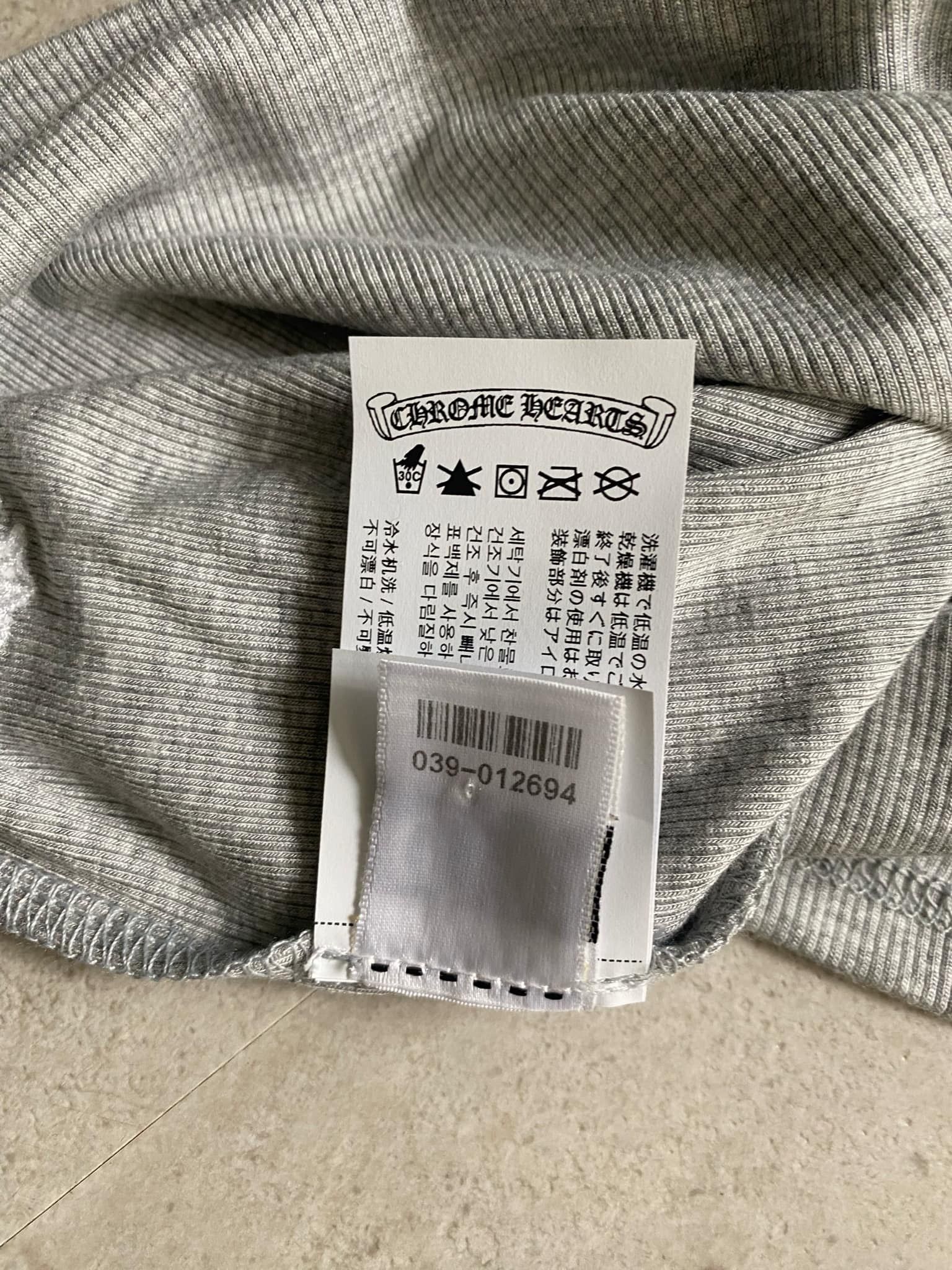 Chrome Hearts Chrome Hearts BAD SEED SS MOCK NECK grey Size S / US 4 / IT 40 - 8 Thumbnail