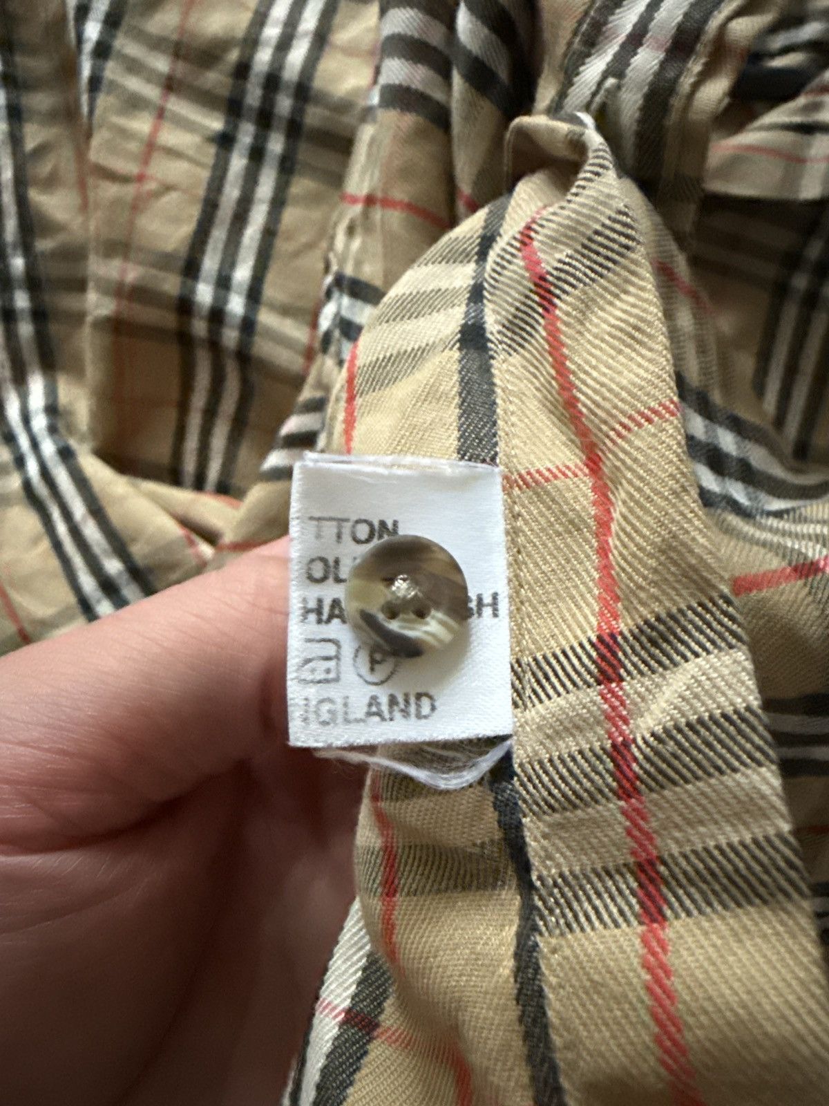 Burberry Vintage 90s Burberrys Nova Check Shirt Size US S / EU 44-46 / 1 - 12 Thumbnail