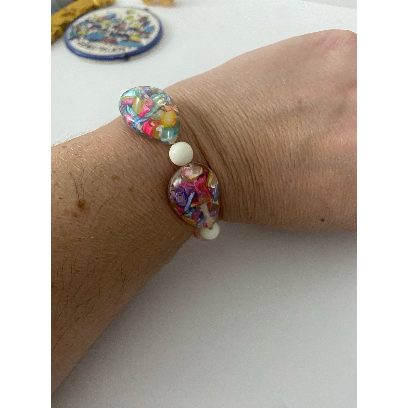Other Handmade colorful glass egg bead bracelet Size ONE SIZE - 1 Thumbnail