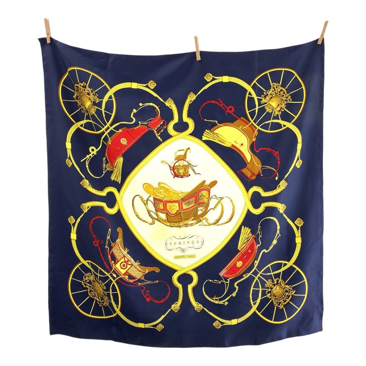Hermes Hermes Hermes SPRINGS Silk Scarf Others Scarf DUTY FREE for USA Size ONE SIZE - 1 Thumbnail