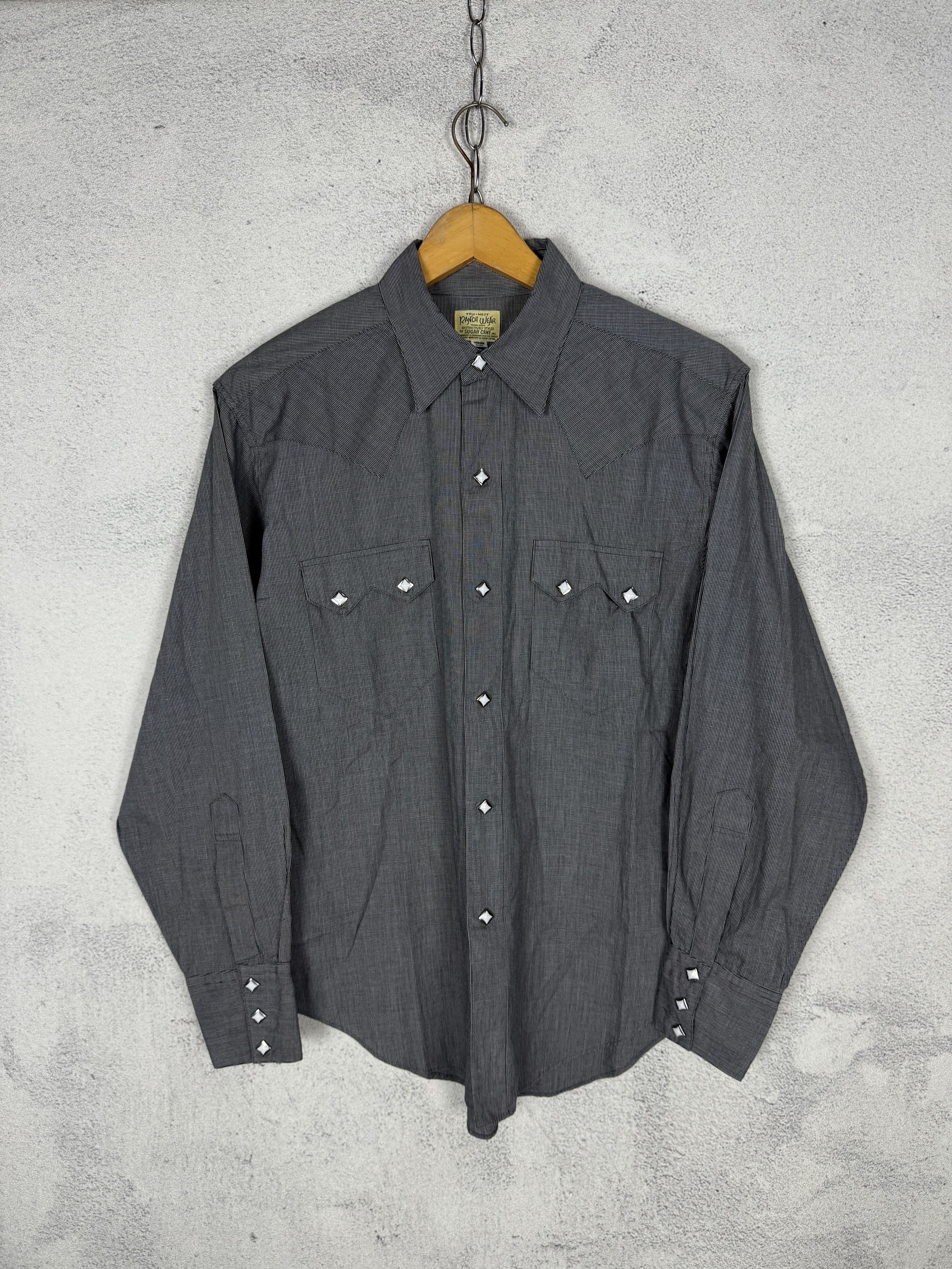 Sugar Cane Sugar Cane Ranch Wear Snap Button Western Shirt Size US M / EU 48-50 / 2 - 1 Thumbnail