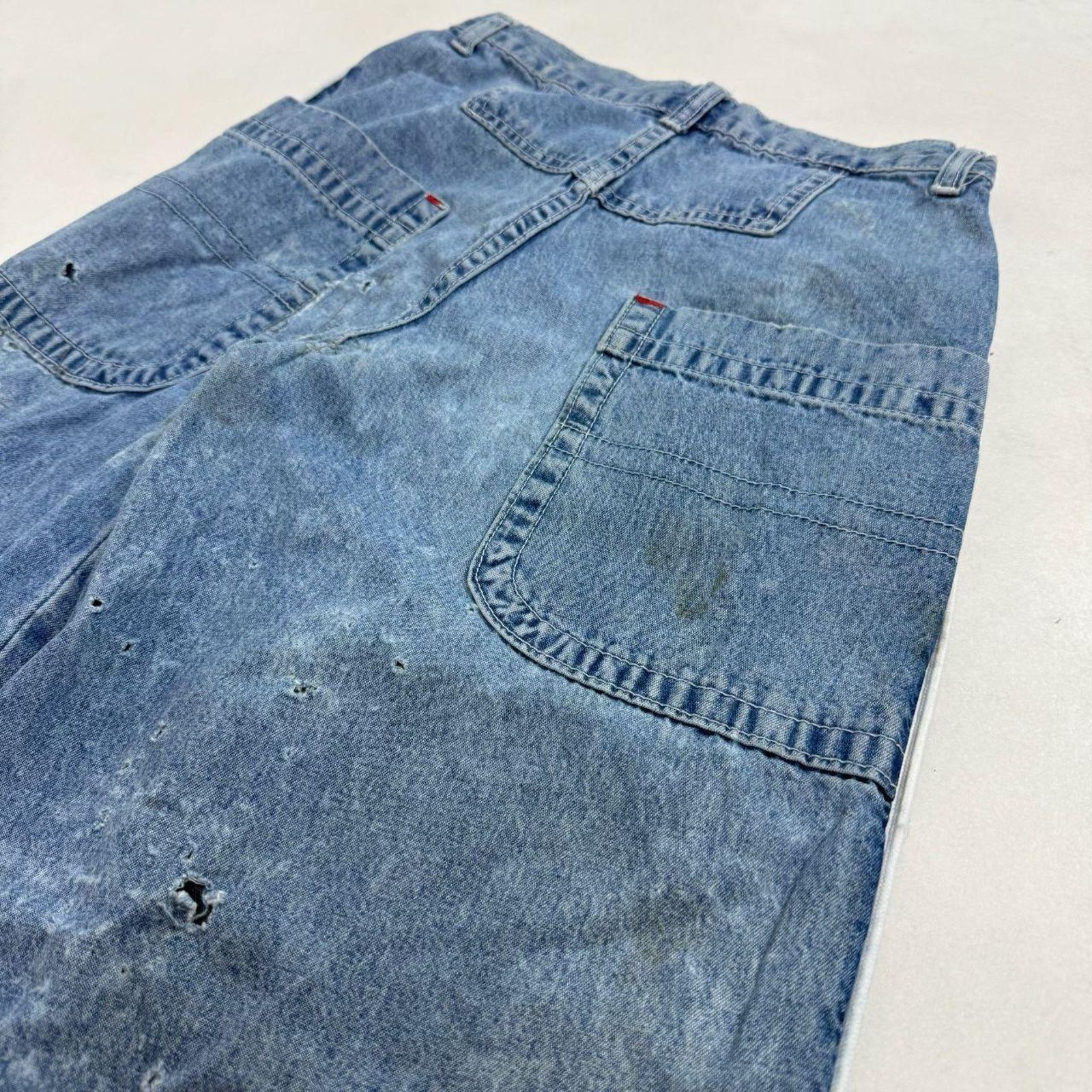 Ecko Unltd. × JNCO × Vintage Vintage y2k faded stonewash baggy wide leg skater rare jeans Size US 26 / EU 42 - 2 Thumbnail
