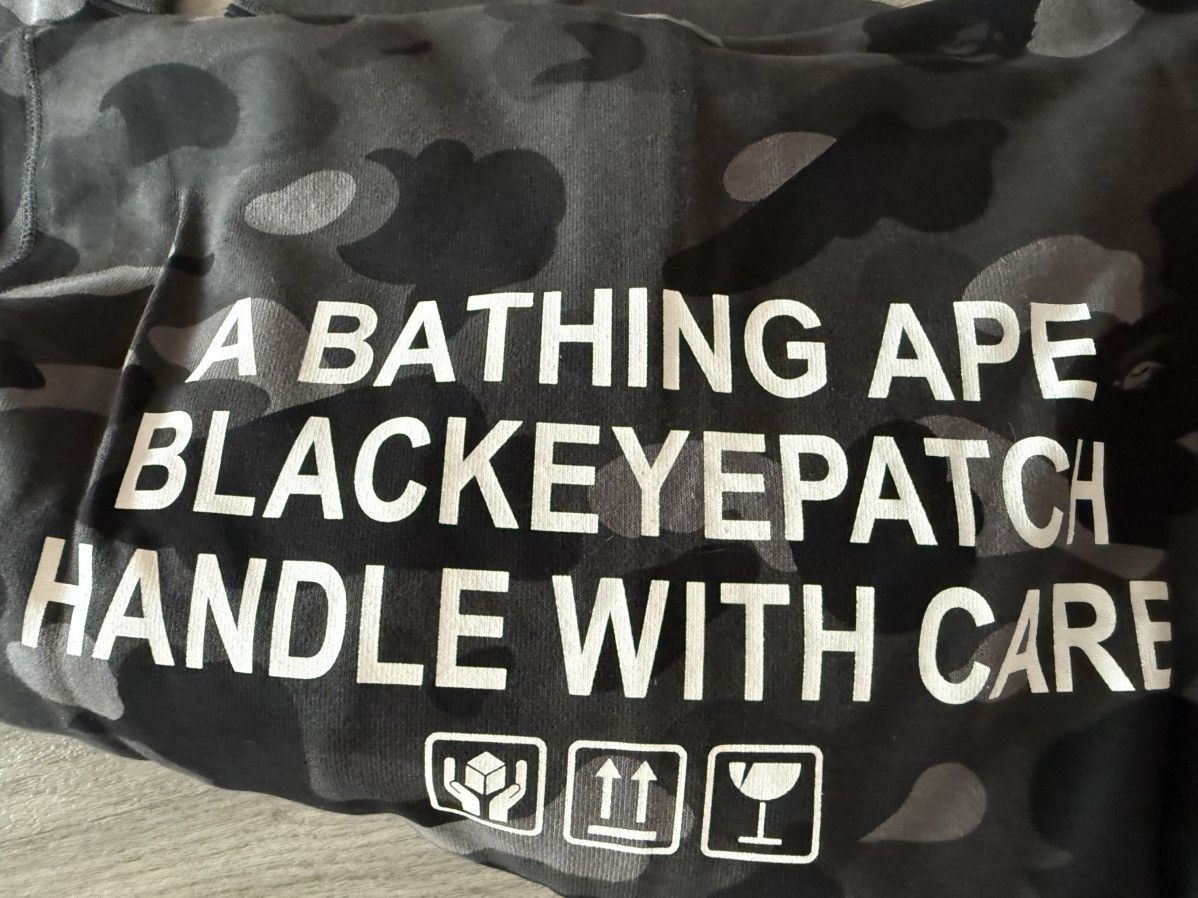 Bape Bape Black Eye Patch Shark Full Zip Size US M / EU 48-50 / 2 - 6 Thumbnail