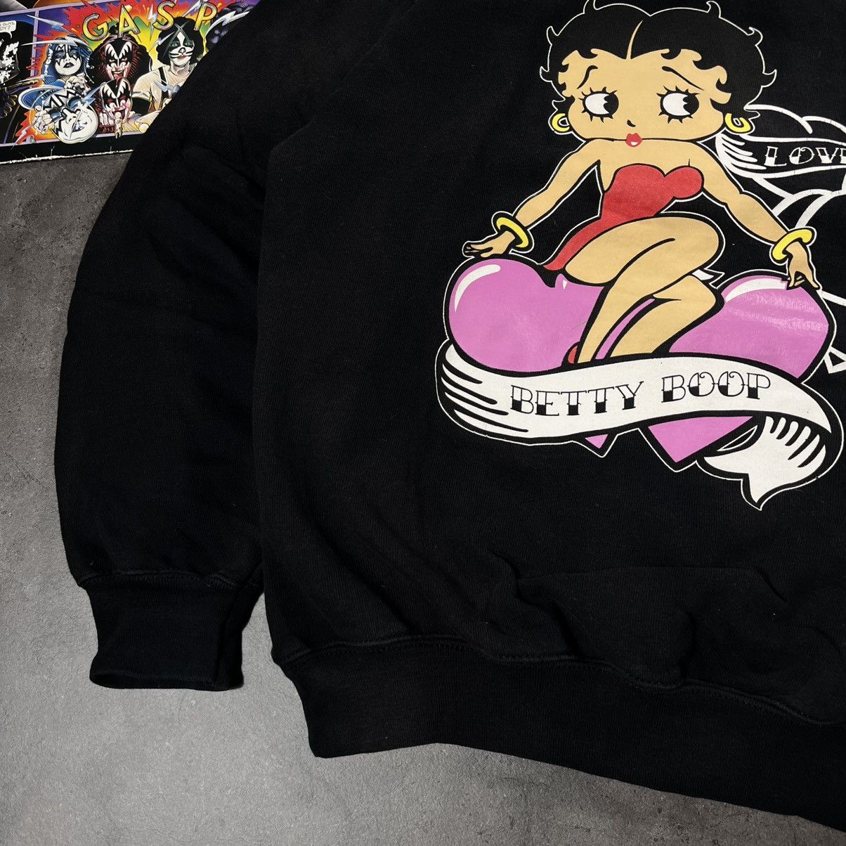 Cartoon Network Vintage 00s Betty Boop Big Logo Boxy Hoodie Sweatshirt Size US L / EU 52-54 / 3 - 7 Thumbnail
