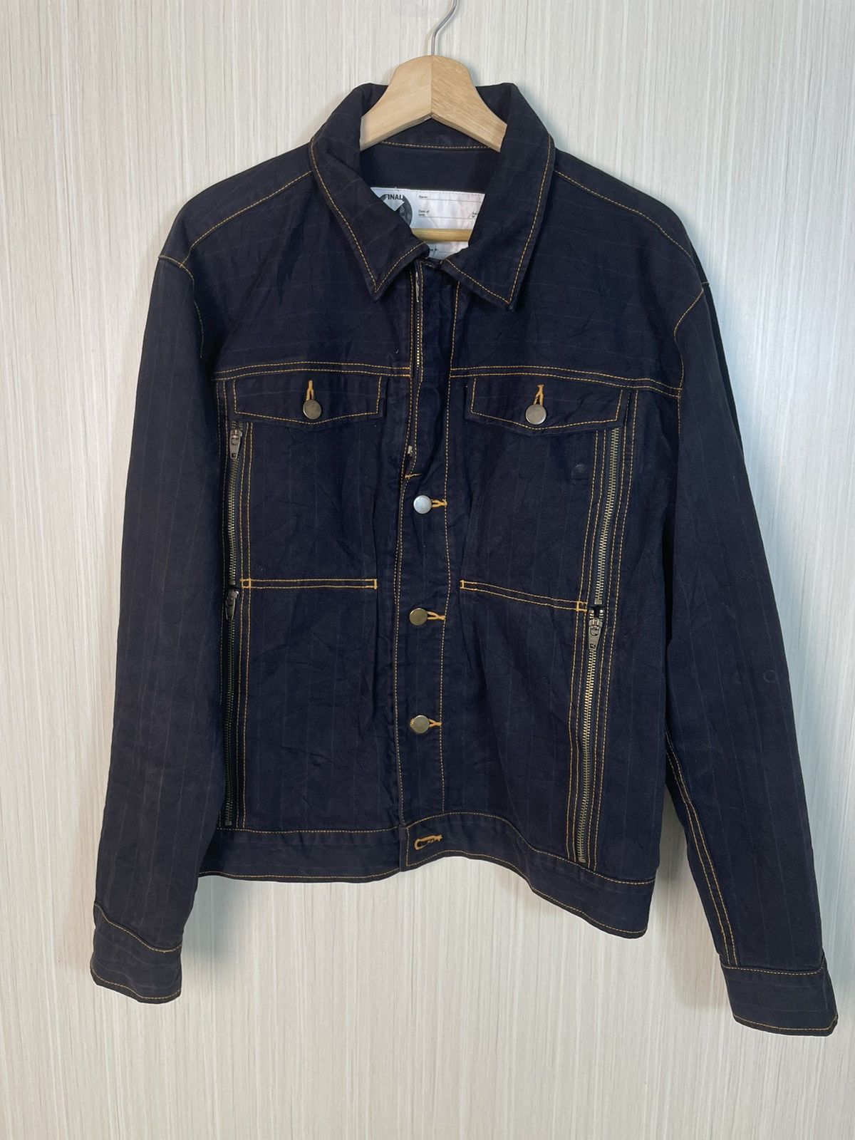 Final Home Vintage Final Home Denim Jacket Rare Jacket Size US M / EU 48-50 / 2 - 1 Thumbnail