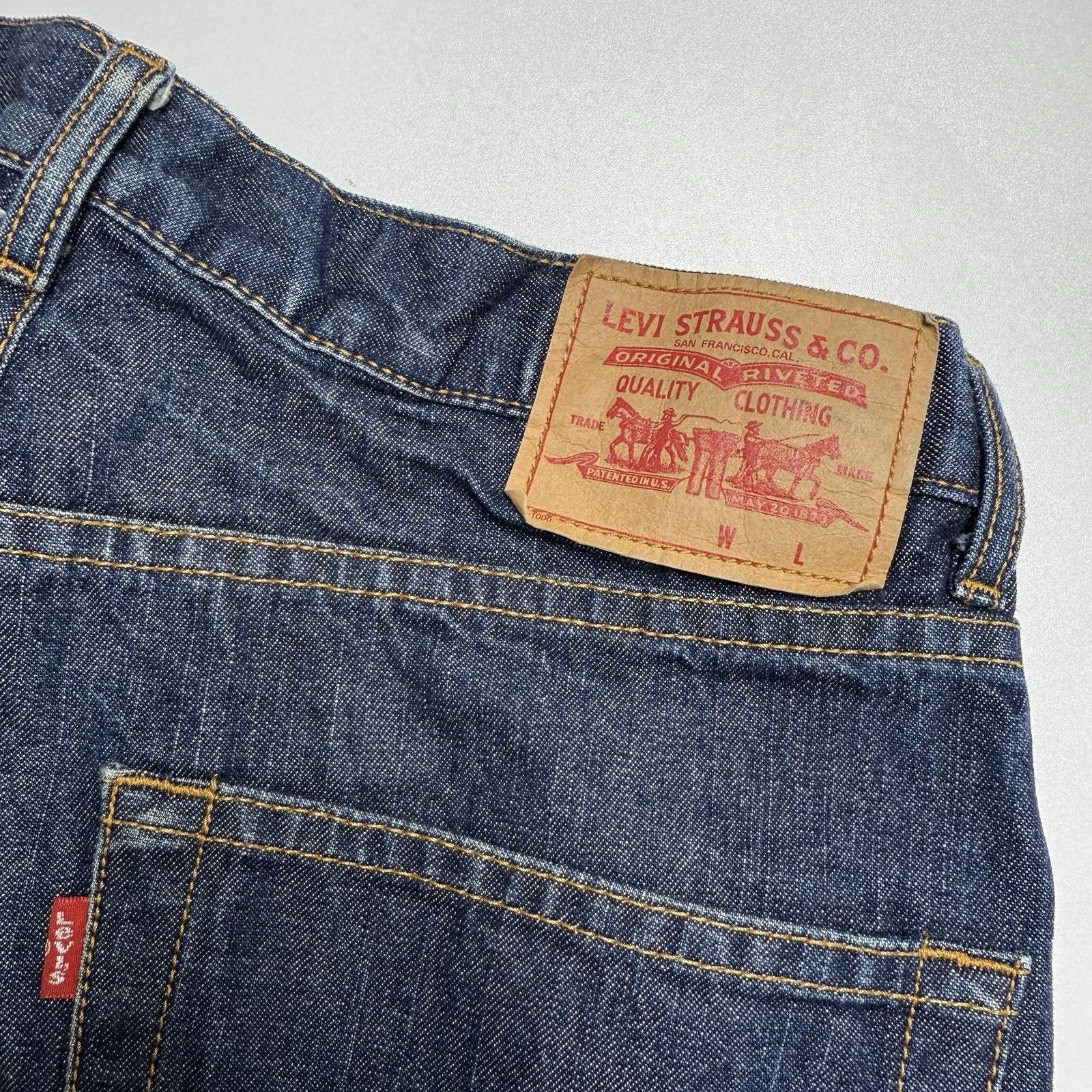 Levi's Vintage Levi's 569 Sample Jeans Mens 32x32 Straight Baggy Size US 32 / EU 48 - 8 Thumbnail
