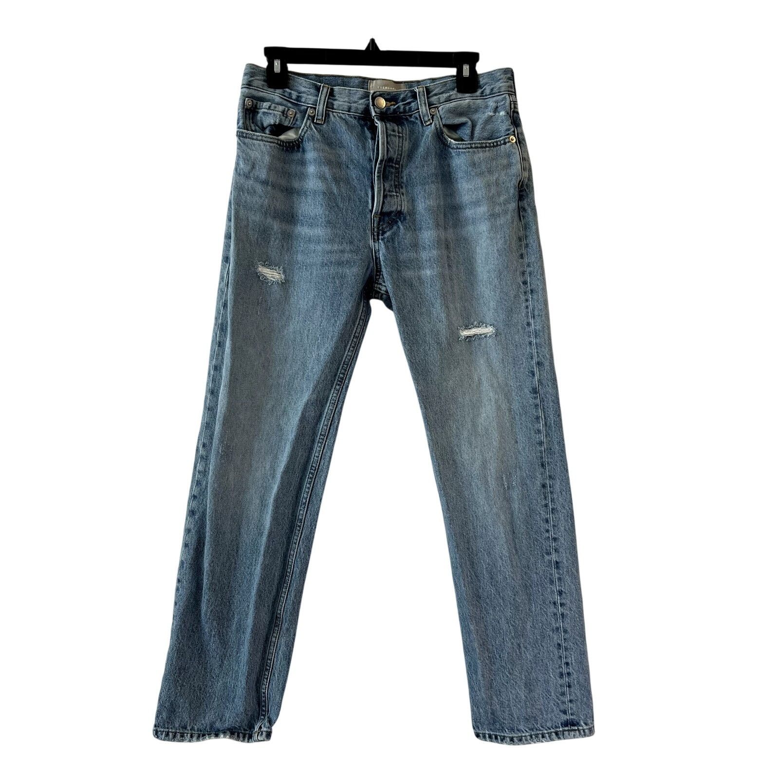 Everlane Everlane The Relaxed Straight Fit Jeans Organic Cotton 26 Size 26" / US 2 / IT 38 - 3 Thumbnail