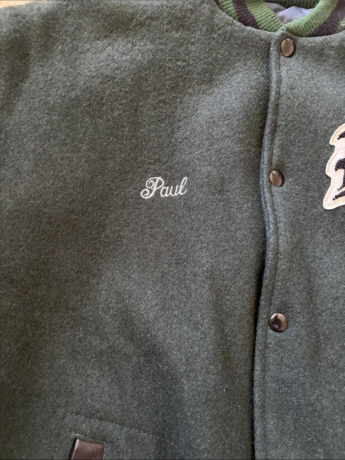 Other Vintage 90s Fordham Quality Varsity Jacket Leather RIO95 Size US L / EU 52-54 / 3 - 5 Thumbnail