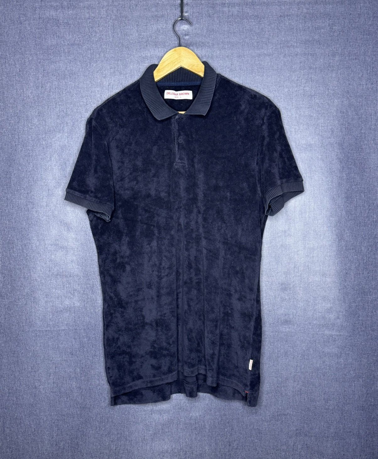Orlebar Brown ORLEBAR BROWN Jarrett Terry Towelling Polo Shirt Size US L / EU 52-54 / 3 - 1 Thumbnail