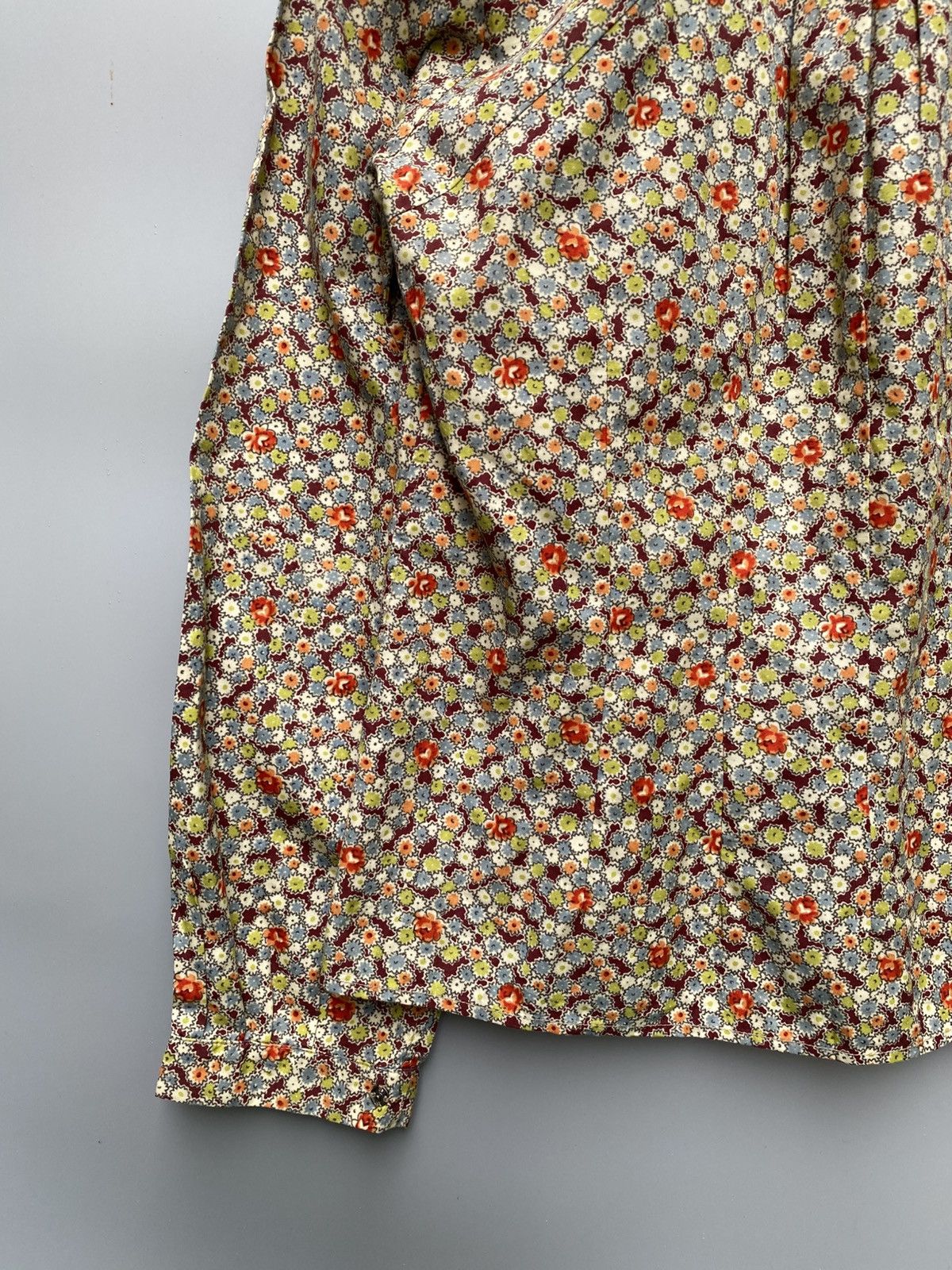 Junya Watanabe S/S 2001 -Junya Watanabe - CDG- AOP Floral Print Blouse Size S / US 4 / IT 40 - 9 Thumbnail