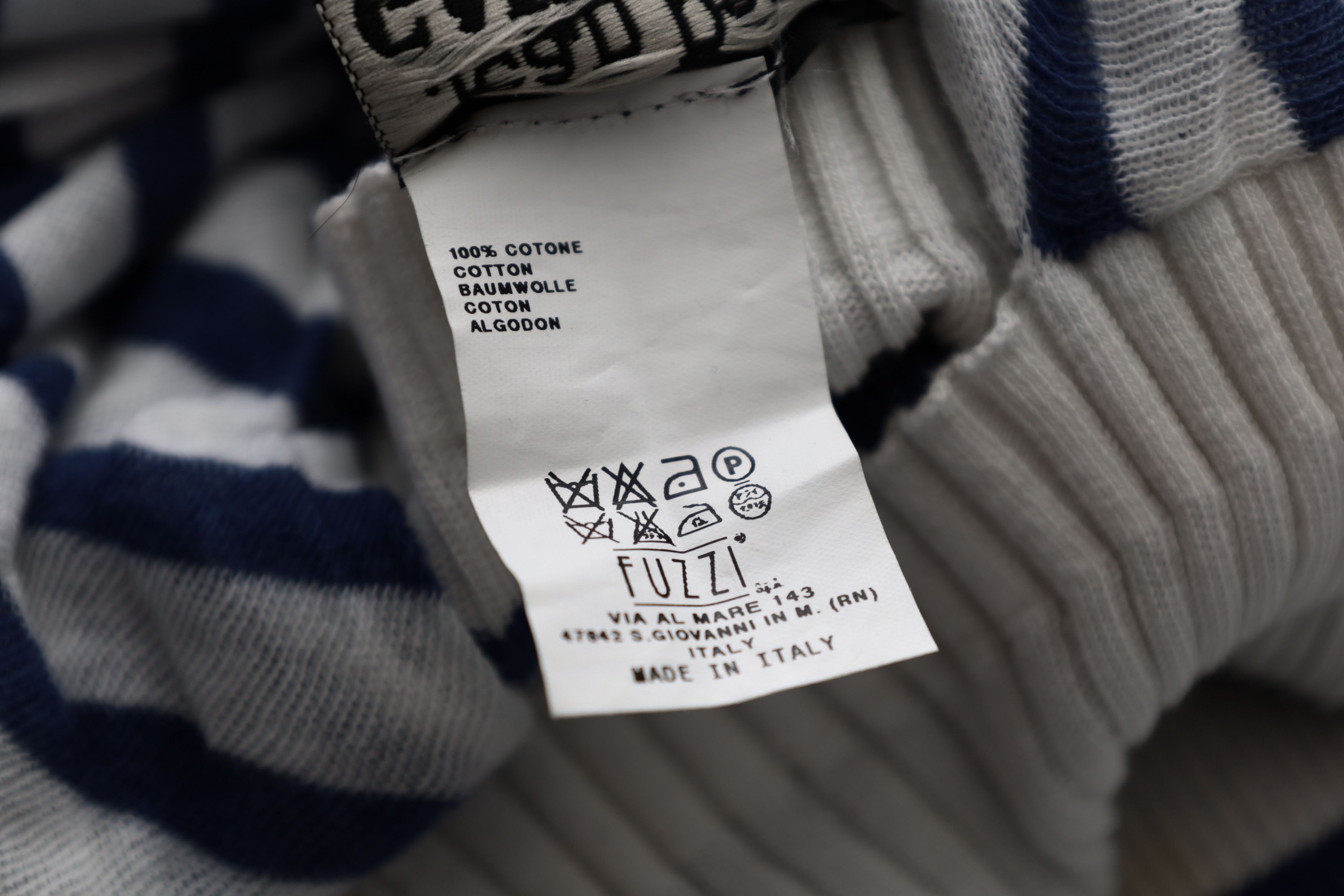 Jean Paul Gaultier JEAN PAUL GAULTIER Nautical Knit Dress Cowl Neck Cotton XS Size XS / US 0-2 / IT 36-38 - 10 Thumbnail