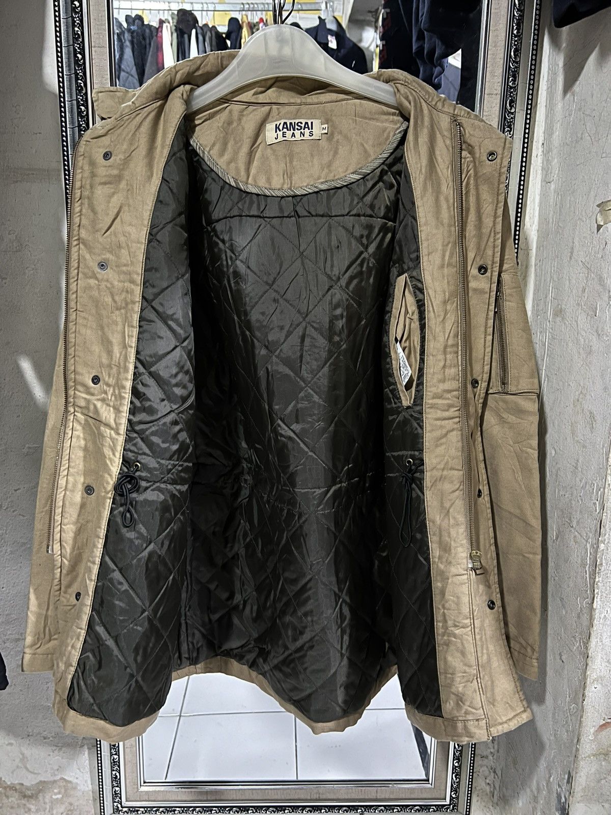 Kansai Yamamoto Kansai Jeans by Kansai Yamamoto Canvas Puffer Fur Parkas Size US M / EU 48-50 / 2 - 5 Thumbnail