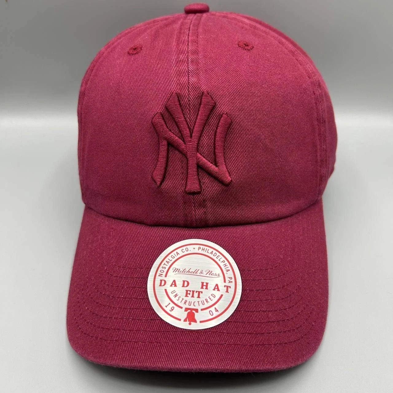 Mitchell & Ness New York Yankees Hat Men Red MLB Strap Back Cap Cotton New Size ONE SIZE - 1 Thumbnail