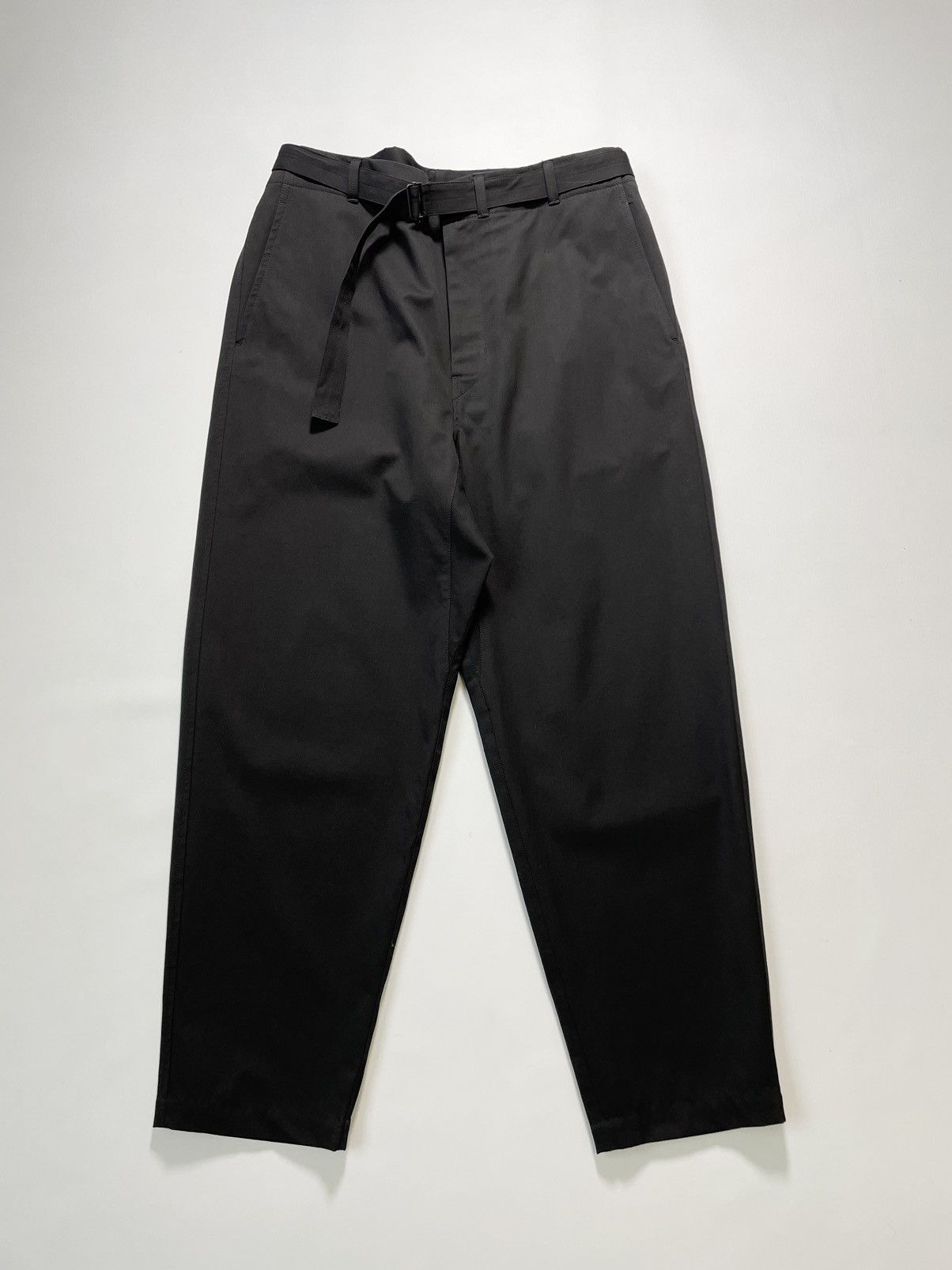 Lemaire S/S 24 Black ‘Belted Carrot Trousers’ Size US 34 / EU 50 - 2 Thumbnail