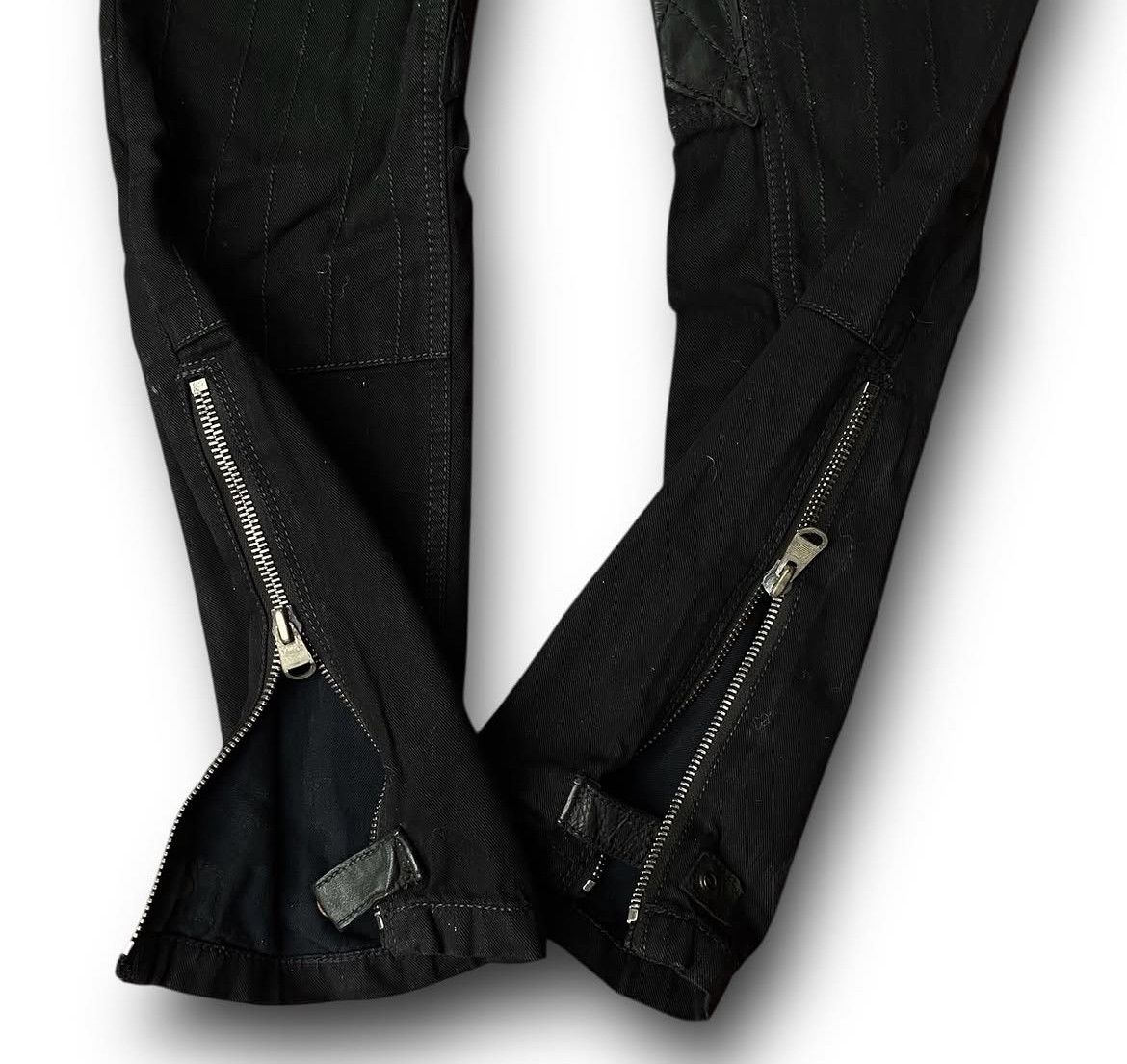 Polo Ralph Lauren 2000s Ralph Lauren Studded Hybrid Leather Biker Lgb Ifsix Size US 30 / EU 46 - 5 Thumbnail