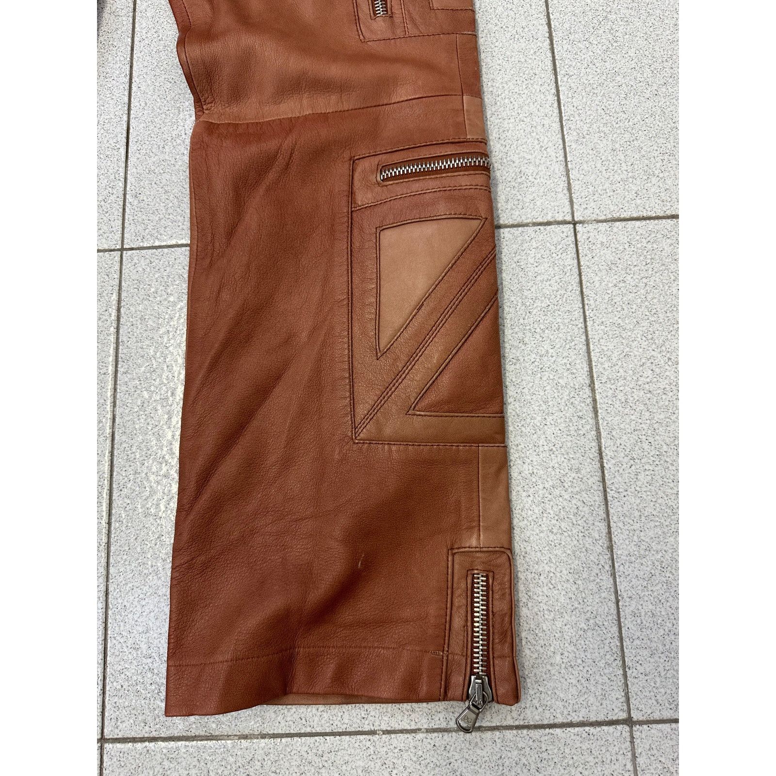 Dolce & Gabbana SS2002 Dolce & Gabbana leather zipper flight cargo pants Size US 34 / EU 50 - 15 Thumbnail