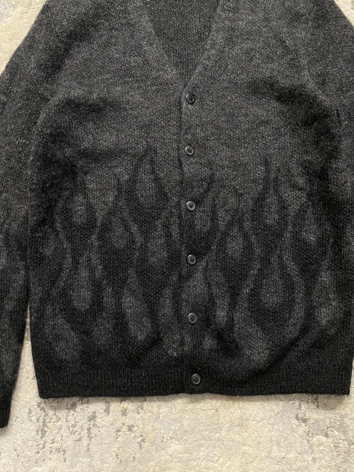 Lad Musician Lad Musician AW12 Flames Cardigan Black Size US S / EU 44-46 / 1 - 2 Thumbnail