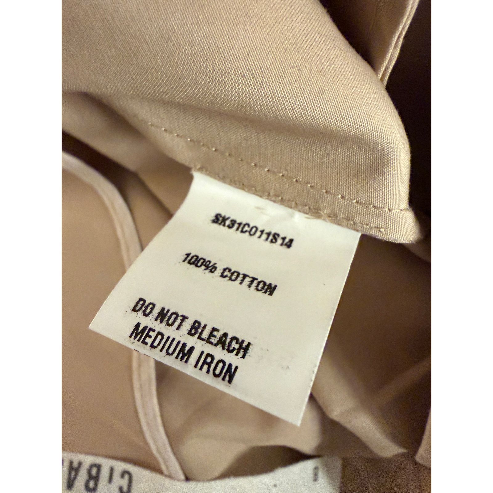 Other Tia Cibani Girls Cotton Beige Midi-Skirt Size 30" / US 8 / IT 44 - 4 Thumbnail