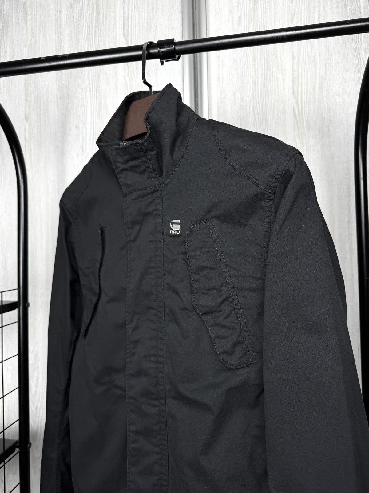 G-Star G-Star Peltz Overshirt Long Sleeve black cotton jacket M Size US M / EU 48-50 / 2 - 4 Thumbnail