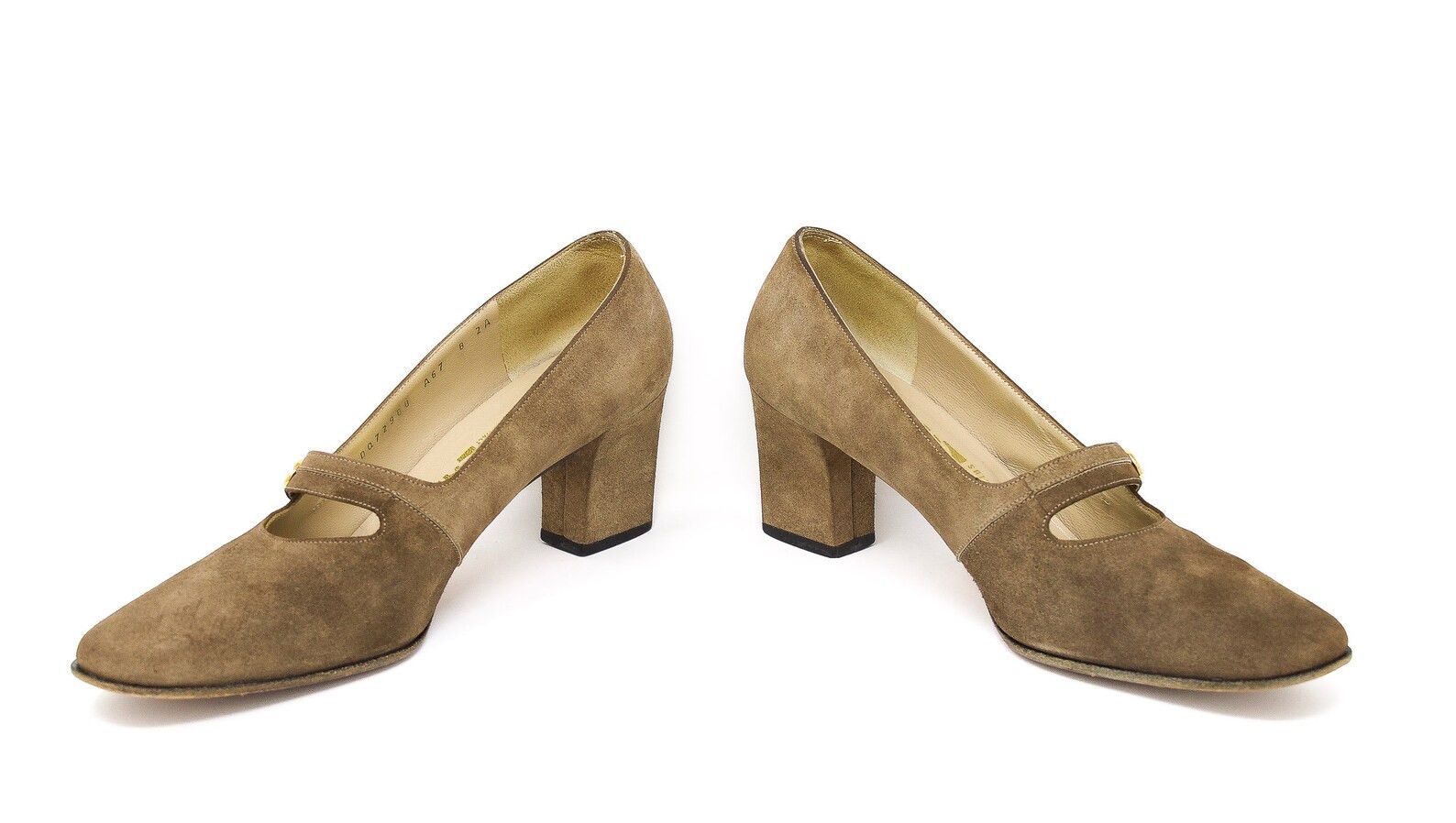 Salvatore Ferragamo Vintage Suede Salvatore Ferragamo Mary Janes size 7 Size US 7 / IT 37 - 5 Thumbnail