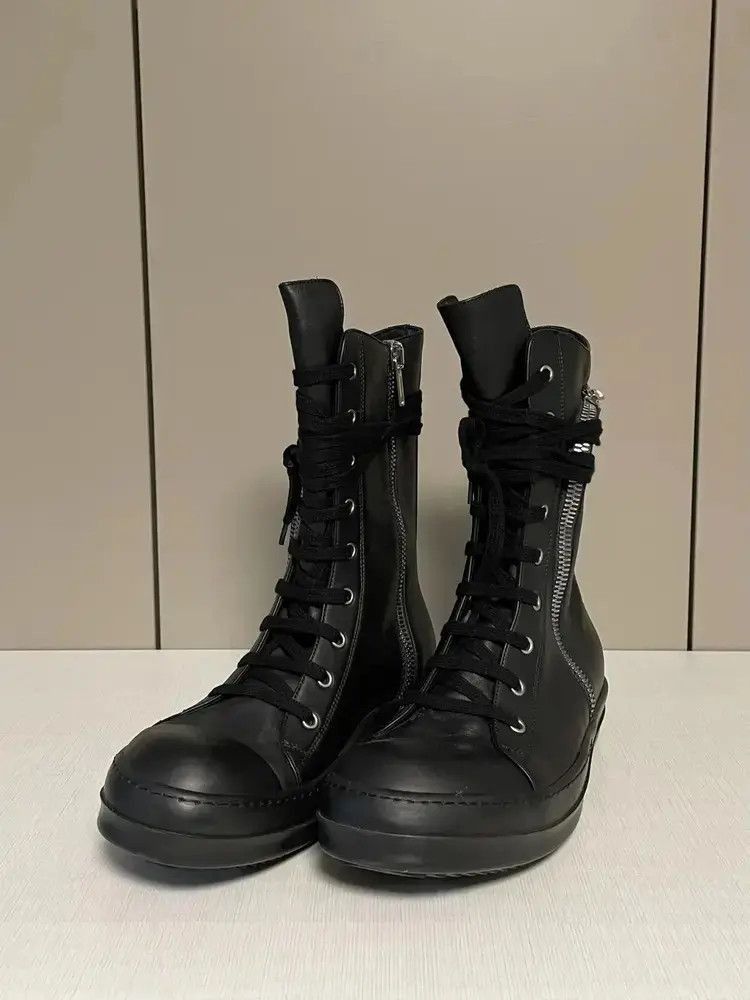 Rick Owens Cargo Basket ブラック 41 Rick Owens RARE! Rick Owens Triple Black Cargo Basket | Grailed