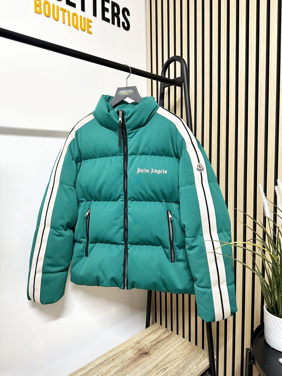 Moncler Genius Moncler Palm Angels Large L 3 rodman jacket teal 