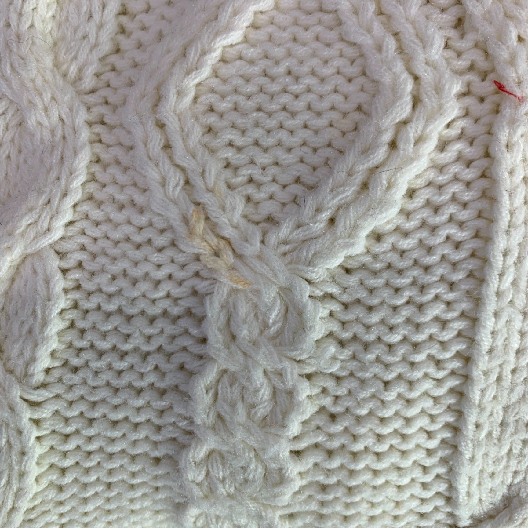 Vintage VINTAGE Adoria Ivory Chunky Knit Womens Cardigan Sweater M Taiwan Acrylic 1960s Boho Mens/Womens Size M / US 6-8 / IT 42-44 - 5 Thumbnail