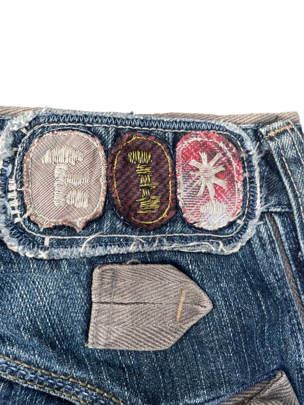 Marithe + Francois Girbaud Marithe Francois Girbaud Steel Lock Distressed Jeans Denim Size US 30 / EU 46 - 20 Thumbnail
