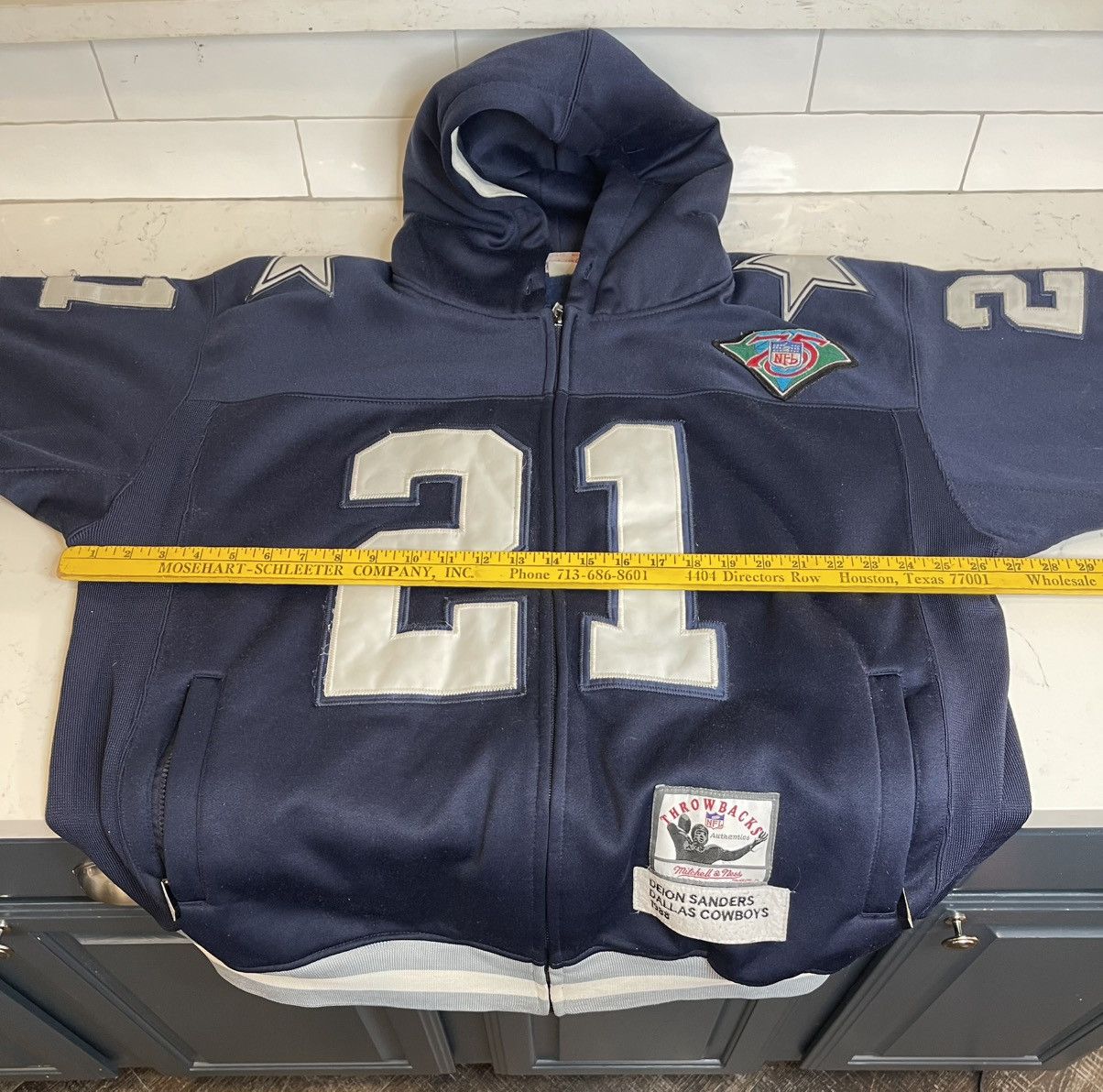 Mitchell & Ness Mitchell & Ness Throwbacks Dion Sanders 1998 Hoodie Size US XXL / EU 58 / 5 - 5 Thumbnail