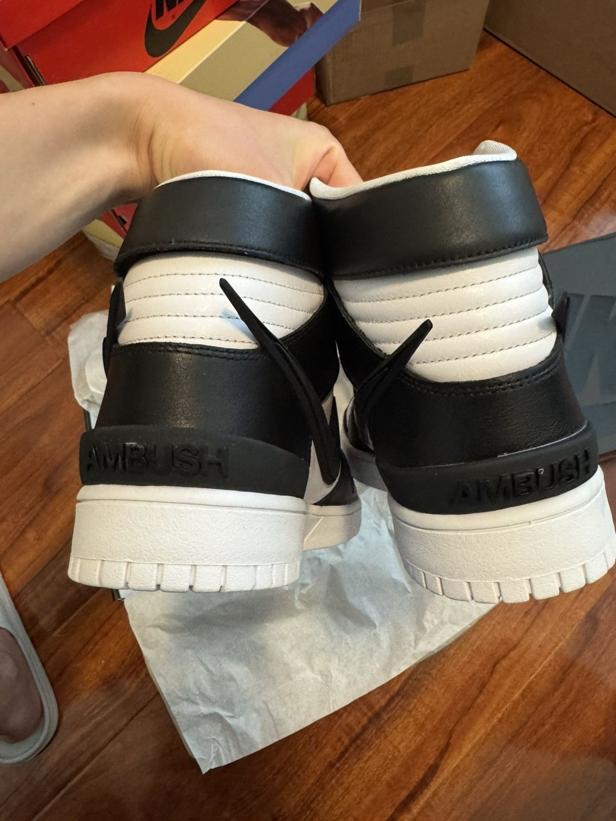 Ambush Design × Nike EXCLUSIVE AMBUSH DUNK HI PANDAS Size US 11.5 / EU 44-45 - 6 Thumbnail