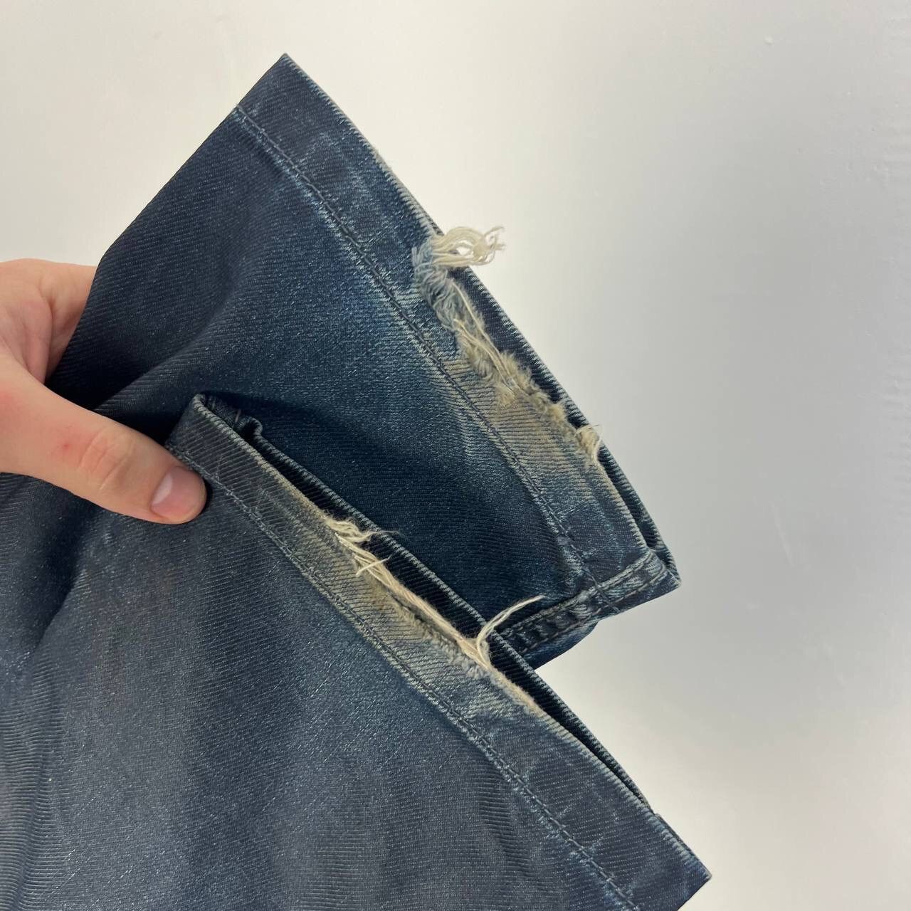 Diesel Y2K Vintage Diesel Denim Pants Italy Designer Distressed Size US 30 / EU 46 - 11 Thumbnail