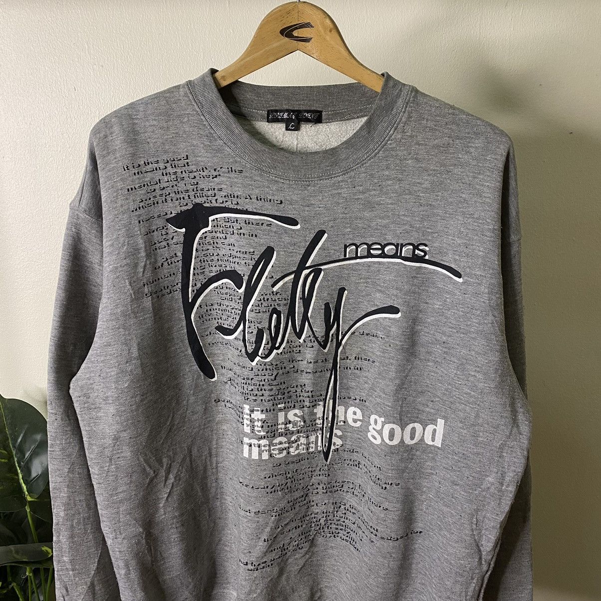 If Six Was Nine × Japanese Brand × Seditionaries Primal Point Seditionaries Poem Cyber Gothic Punk Sweatshirt Size US L / EU 52-54 / 3 - 2 Thumbnail