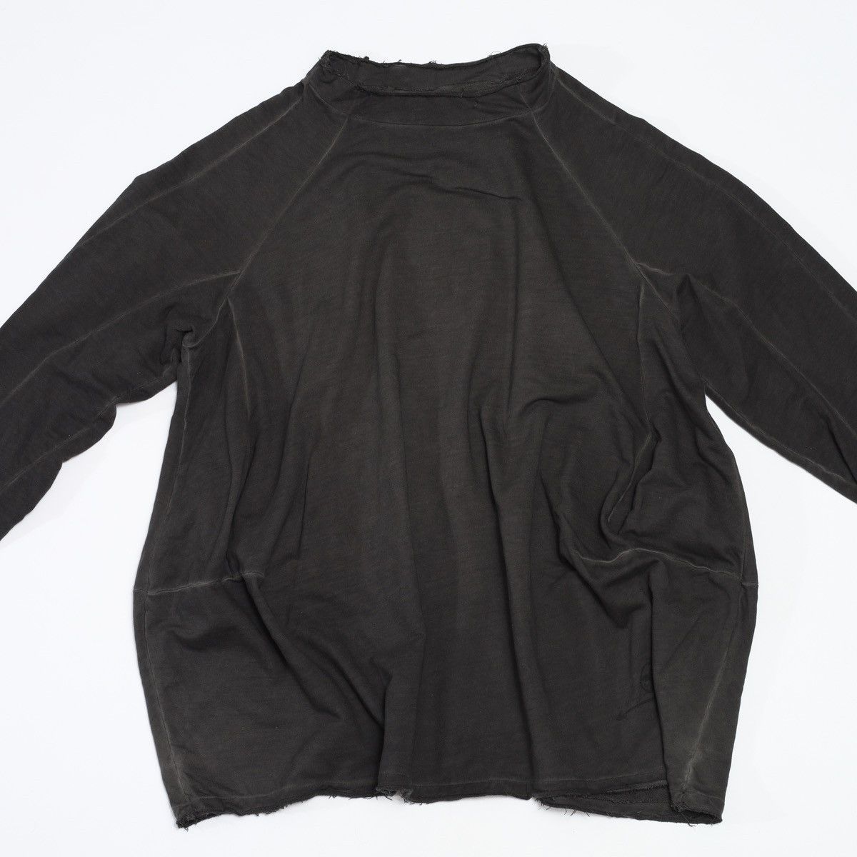 Rundholz Rundholz Washed Garment Dyed Grey Sweatshirt Oversized Size M / US 6-8 / IT 42-44 - 2 Thumbnail