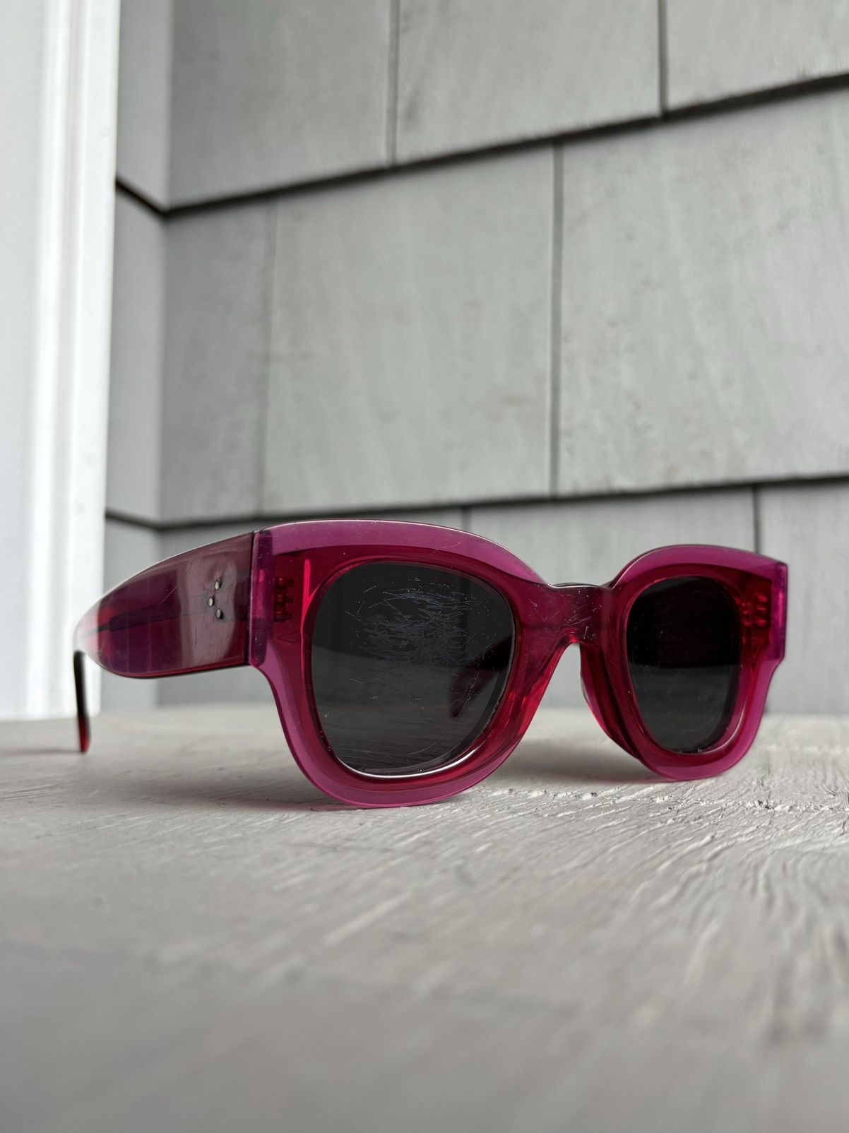 Celine × Designer Celine Sunglasses CL 41446/S Oversized Wayfarer Pink Céline Size ONE SIZE - 7 Thumbnail