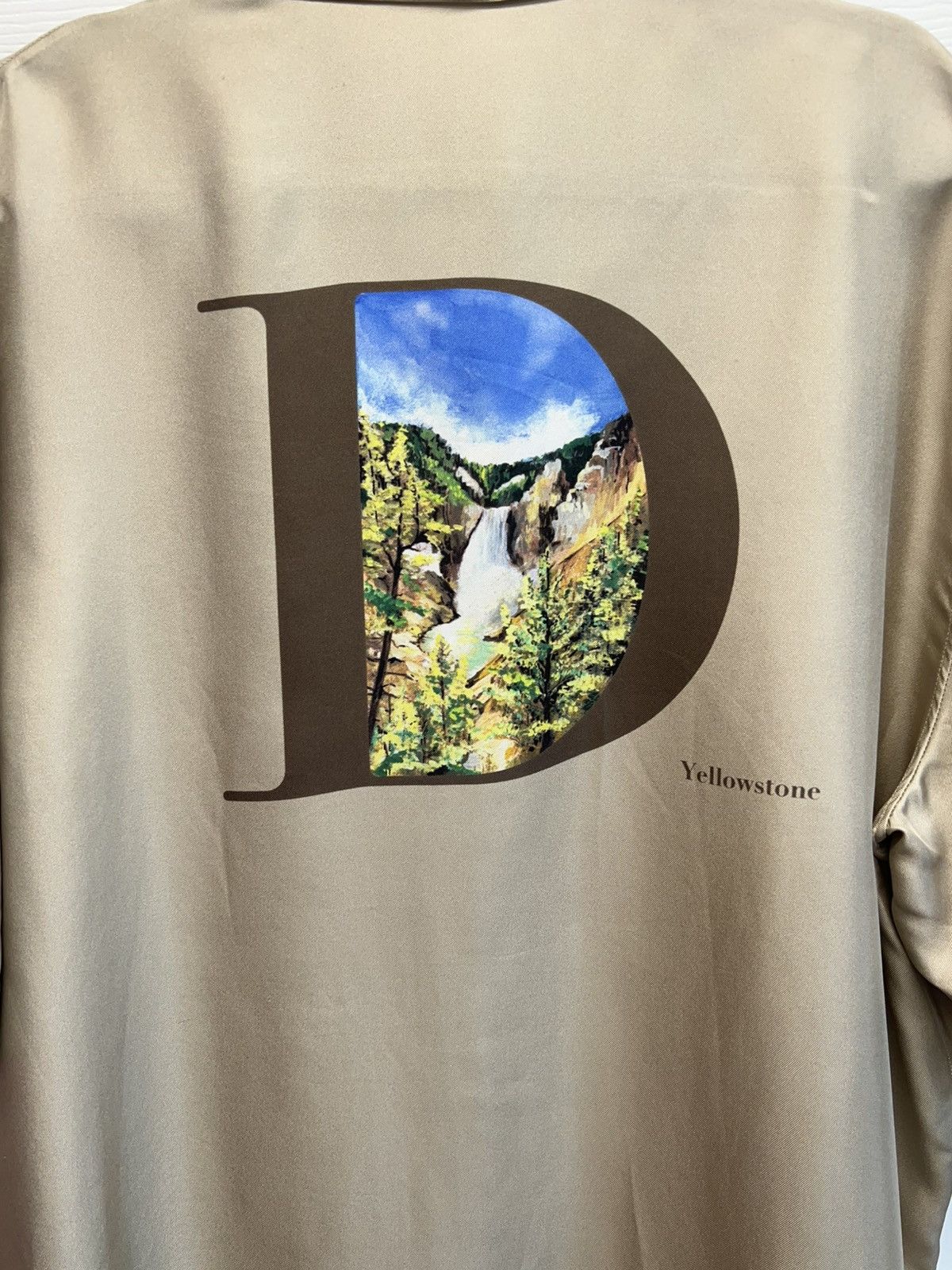Dior × Stussy Dior x Shawn Stussy Yellowstone Silk Camp Shirt Size US S / EU 44-46 / 1 - 4 Thumbnail